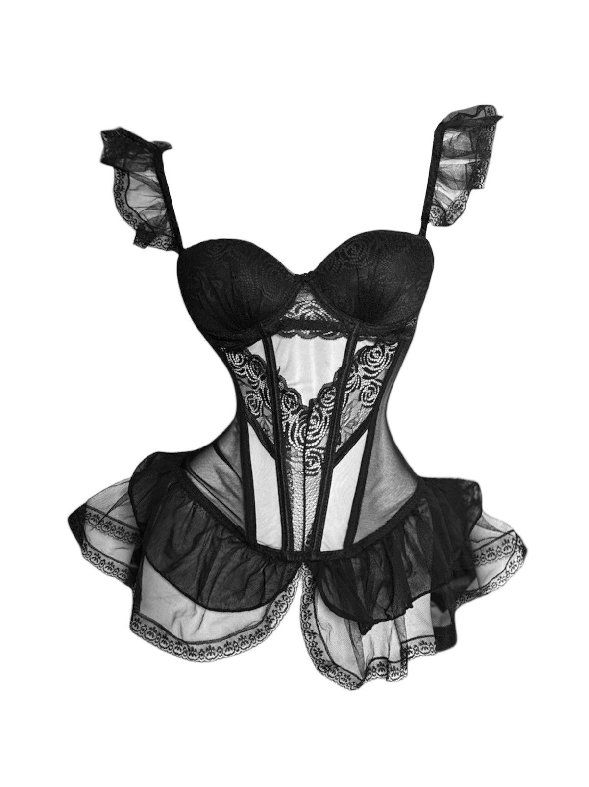 Dior Runway Christian Dior corset blouse with lace details Size S / US 4 / IT 40 - 3 Thumbnail