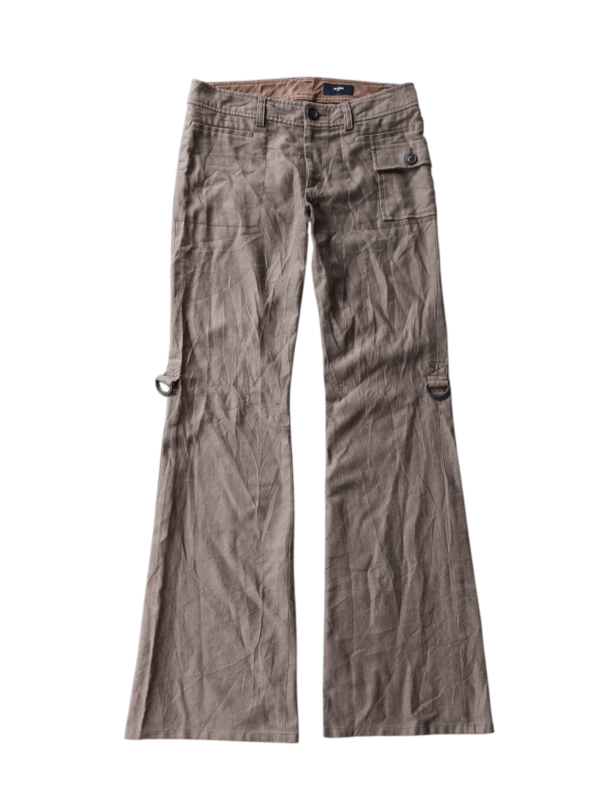 Japanese Brand Et vous japan flared low rise pants Size US 29 - 1 Thumbnail