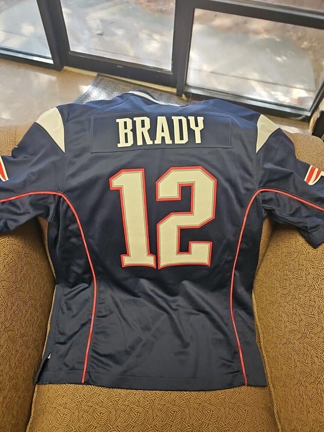 Nike Nike Tom Brady Patriots XL Jersey On Field XL NFL Jersey Size ONE SIZE - 6 Thumbnail
