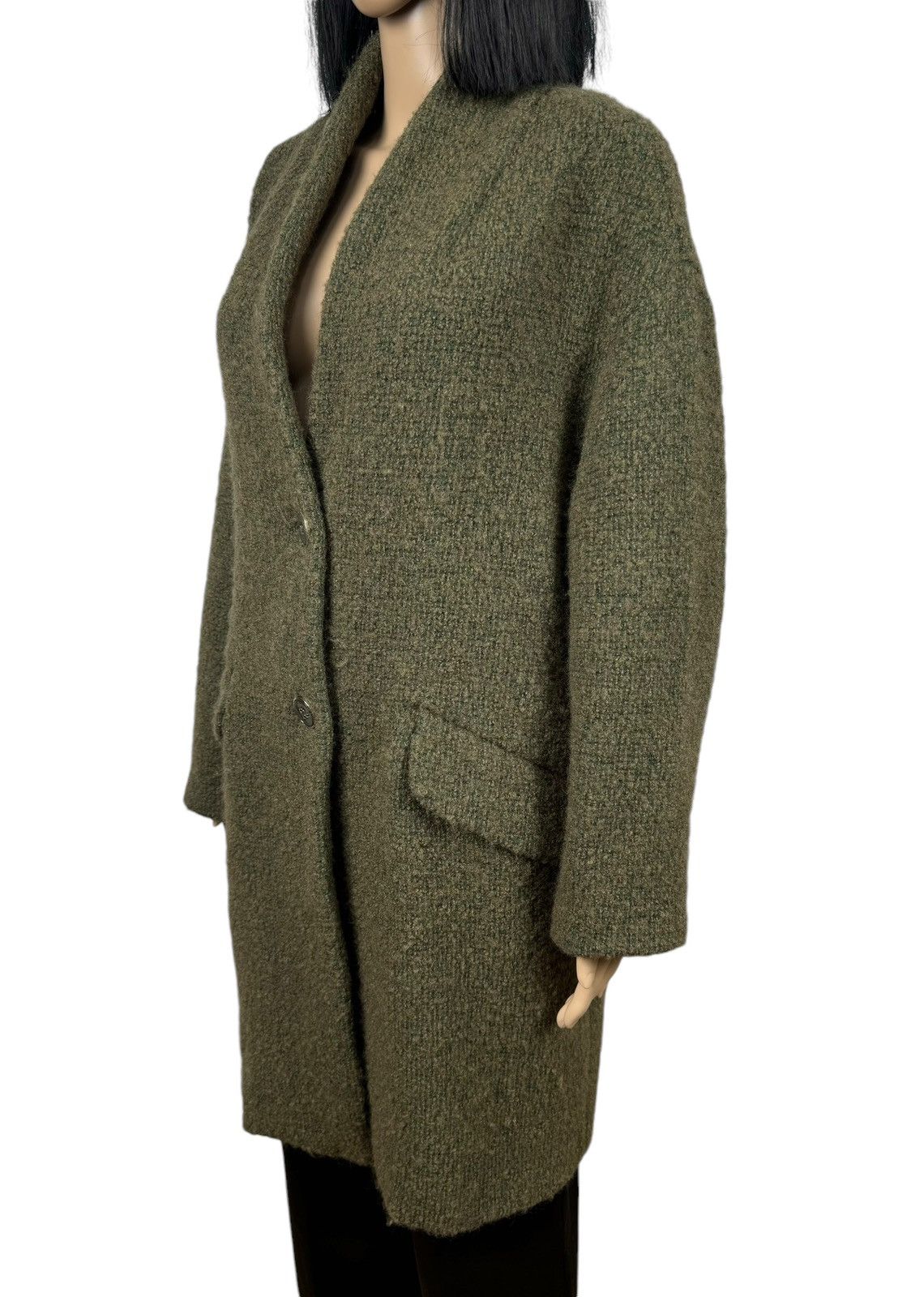 Pinko Pinko Lana Wool- Cotton Coat size US10 Size L / US 10 / IT 46 - 7 Thumbnail