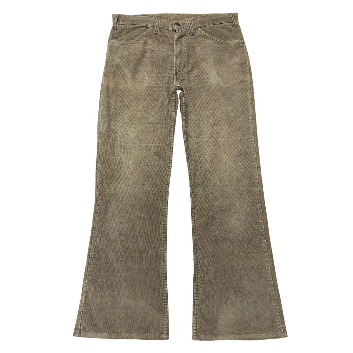 Levi's Vintage 70s Levis 646 Brown Corduroy Flare Jeans Size US 34 / EU 50 - 1 Thumbnail