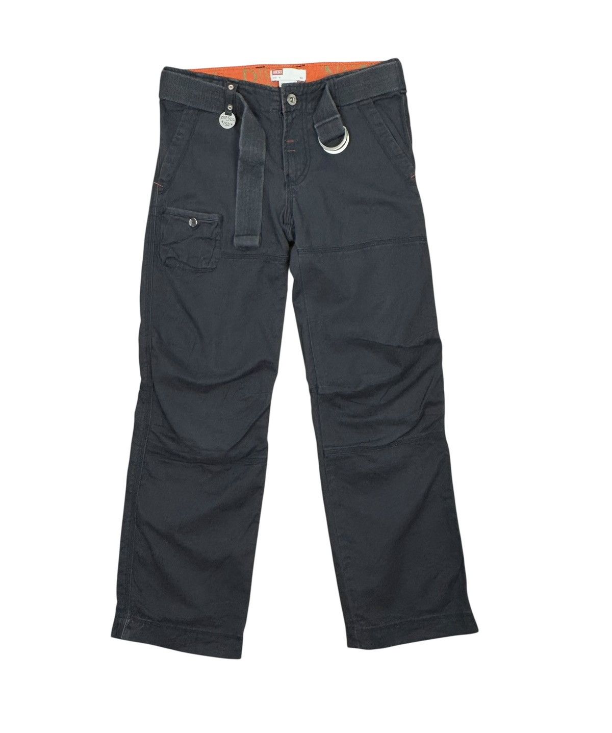 Diesel × Vintage Diesel Vintage 00s Belted Pants Cropped Size 32" / US 10 / IT 46 - 13 Thumbnail