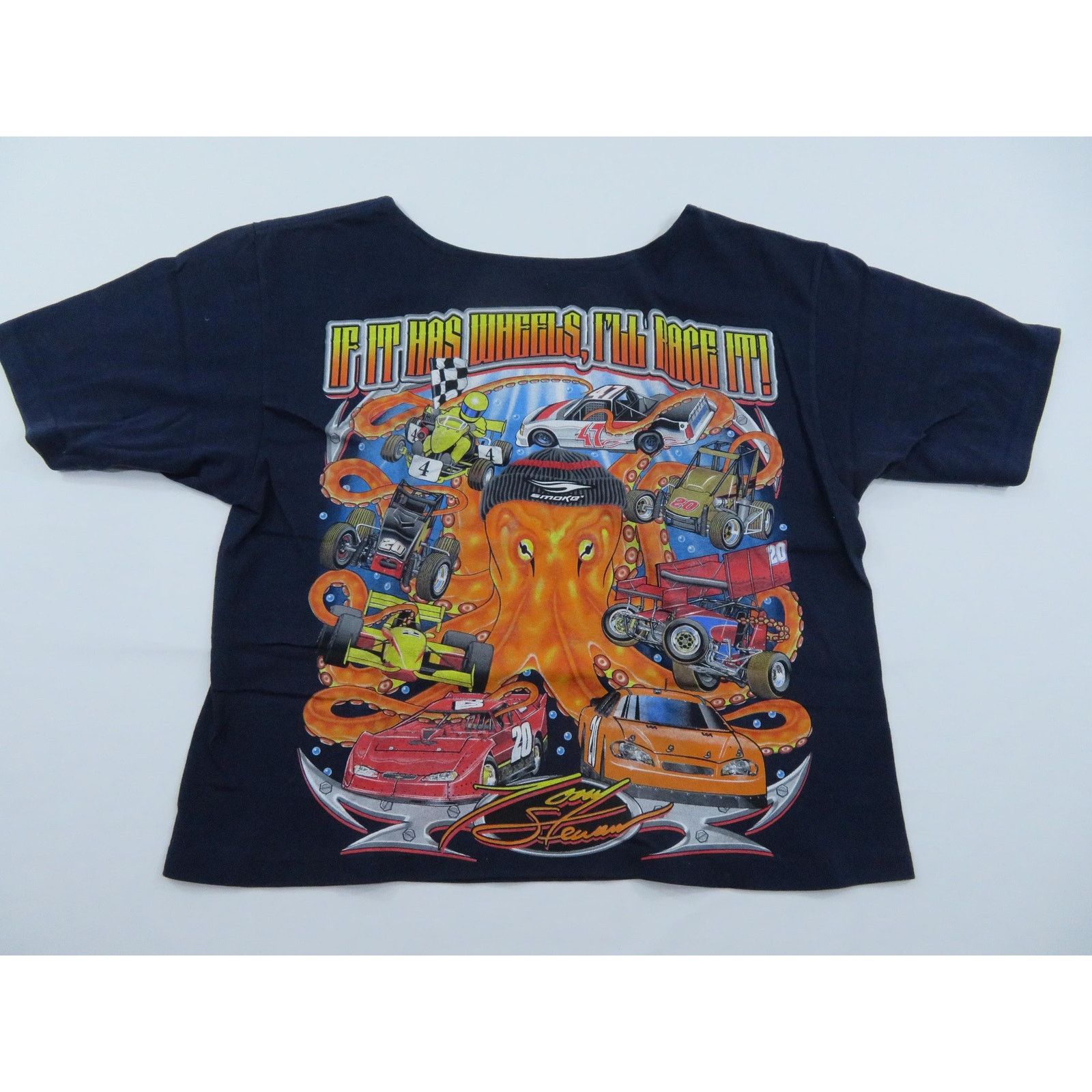 Other 90s Tony Stewart Racing T-Shirt, Cropped Womens Sz M Size M / US 6-8 / IT 42-44 - 1 Thumbnail