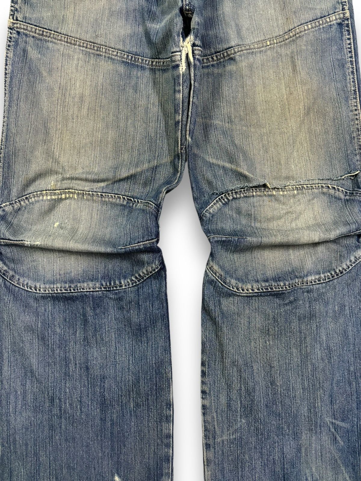G-Star Vintage G-Star Raw Double Knee Style Mud Wash Baggy Jeans Size US 34 / EU 50 - 9 Thumbnail