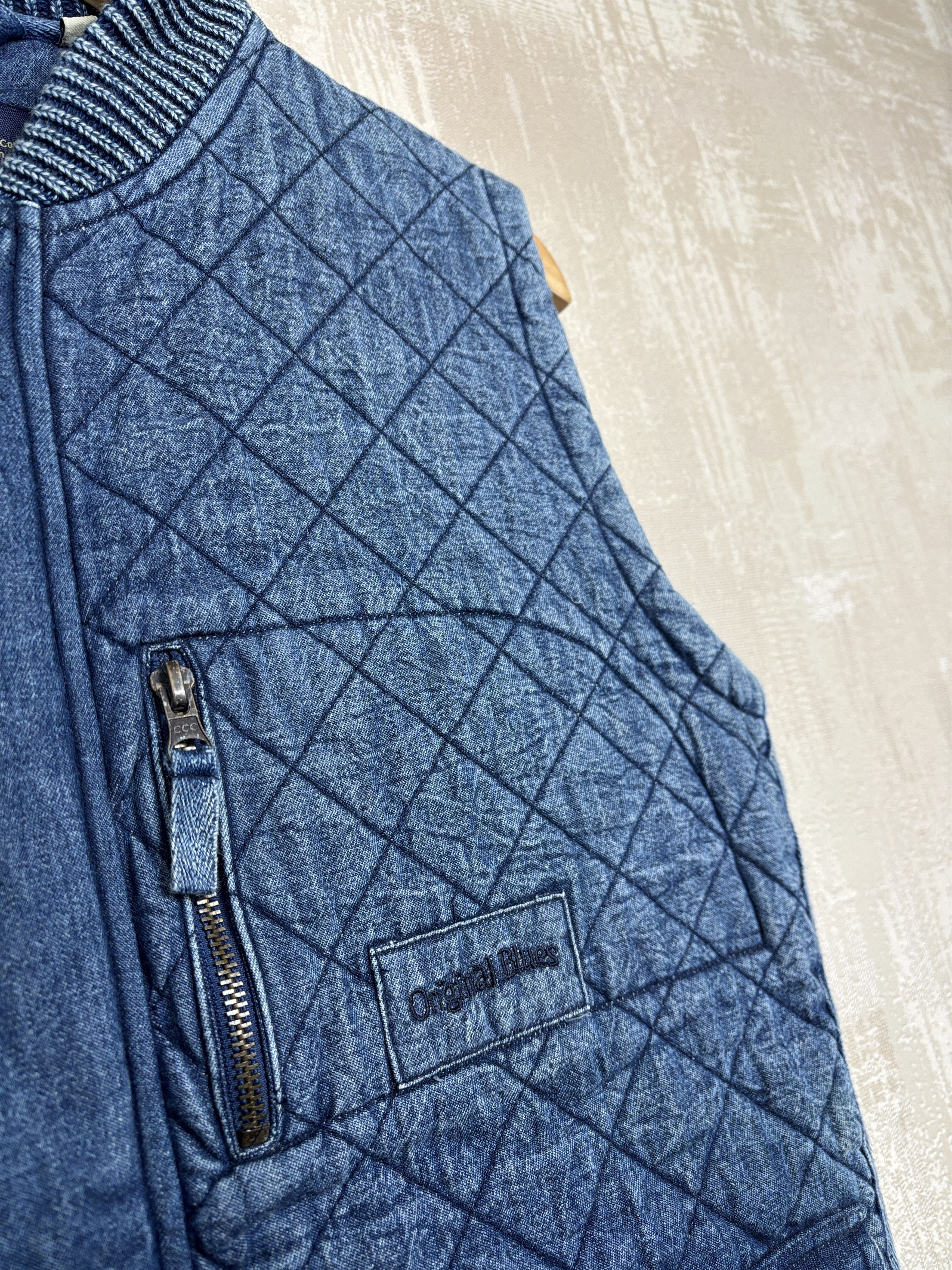 Other UK Original Blues Quilted Denim Vest Size US M / EU 48-50 / 2 - 7 Thumbnail