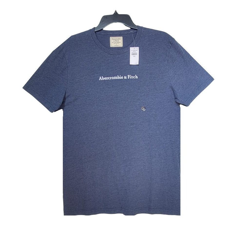 Abercrombie & Fitch ⭐Abercrombie and Fitch Men's basic T-Shirt Sz L Men's Navy B Size US L / EU 52-54 / 3 - 2 Thumbnail