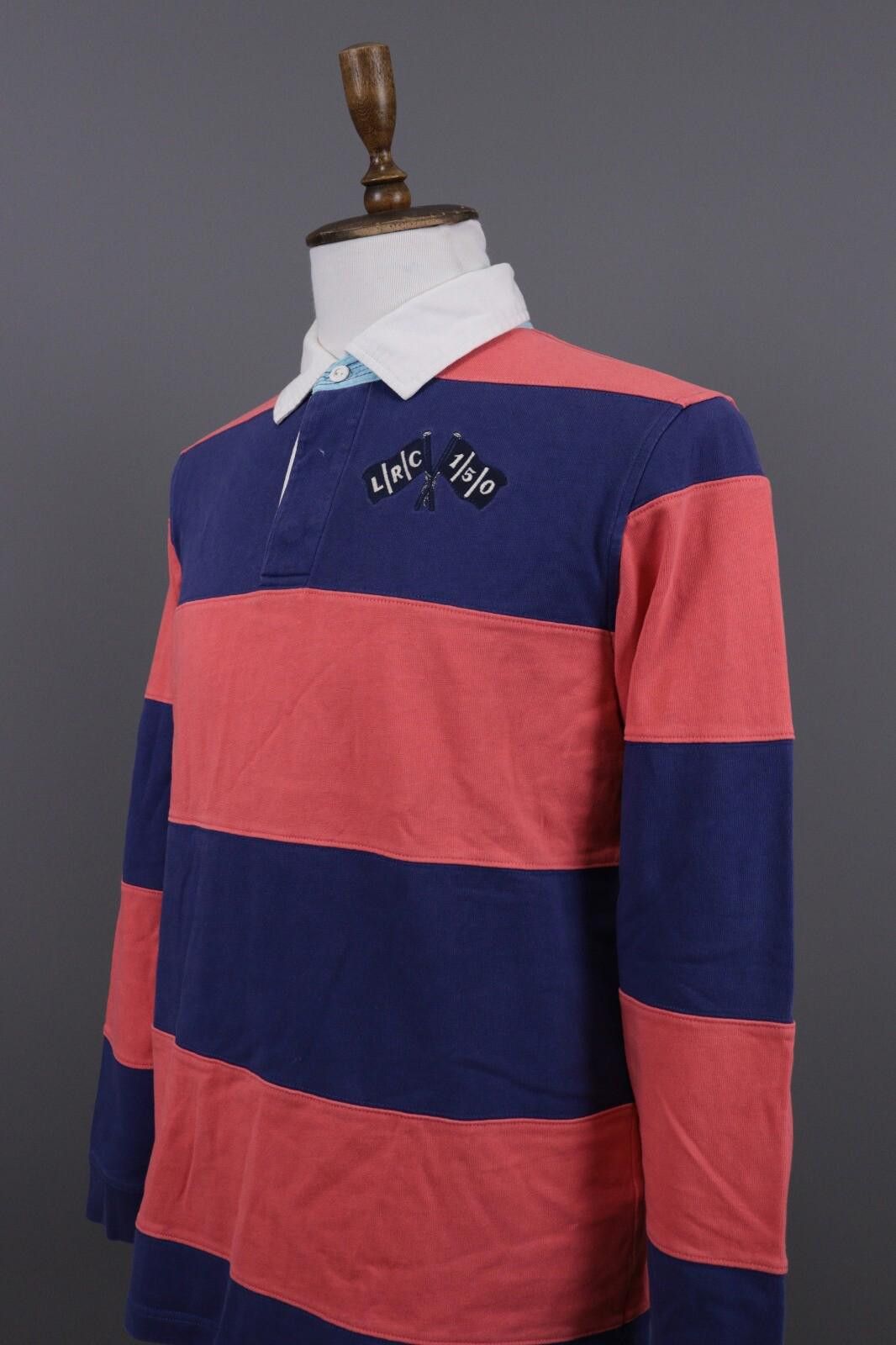 Designer Hackett London Tailored Fit Rugby Polo Sweater Size M Size US M / EU 48-50 / 2 - 6 Thumbnail