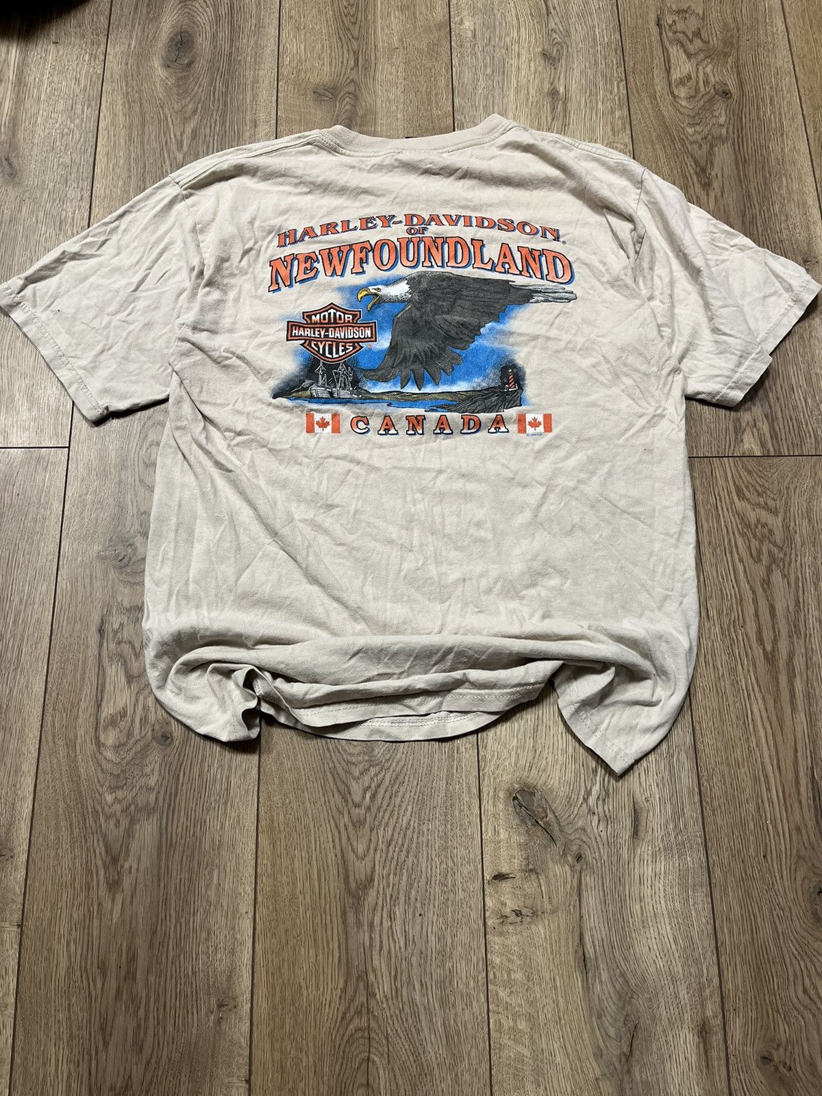 Harley Davidson × Vintage Vintage Y2K Harley Davidson Canada 🇨🇦 90’s tee Size US L / EU 52-54 / 3 - 5 Thumbnail