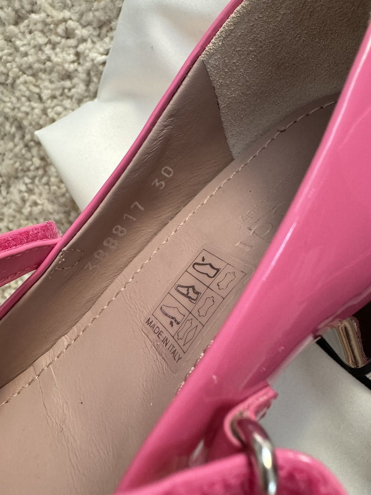 Gucci New Authentic Gucci Girls Flat Ballet Shoes, Size 30 Size US 11 / IT 41 - 14 Thumbnail