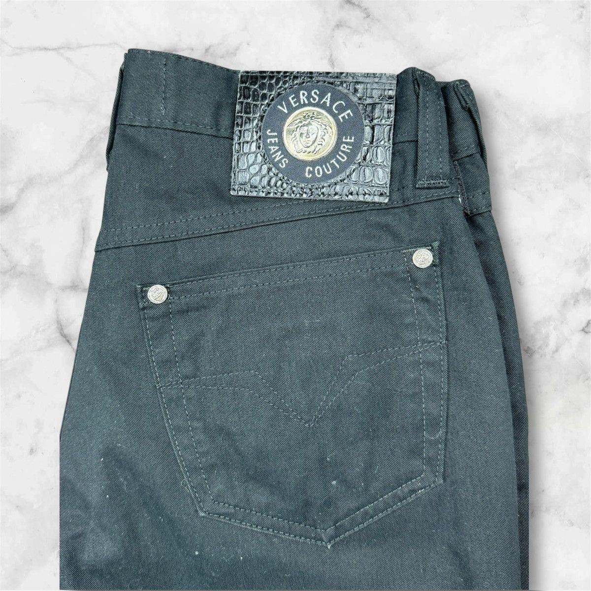 Versace × Versace Jeans Couture Vintage 90's Versace Jeans Couture 28/42 Size 28" / US 6 / IT 42 - 2 Thumbnail