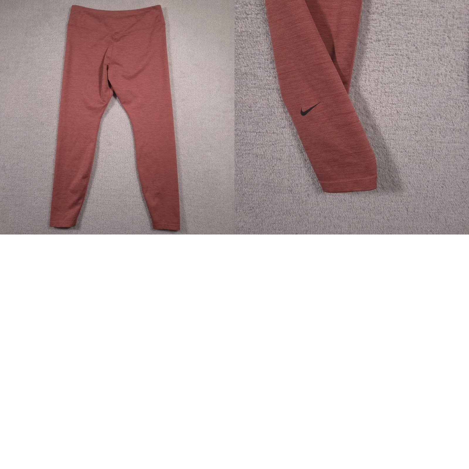 Nike Nike Leggings Womens XXL Brown Dri-FIT High Rise Ankle Yoga Gym Pants Athletic Size 40" / US 18 - 9 Thumbnail