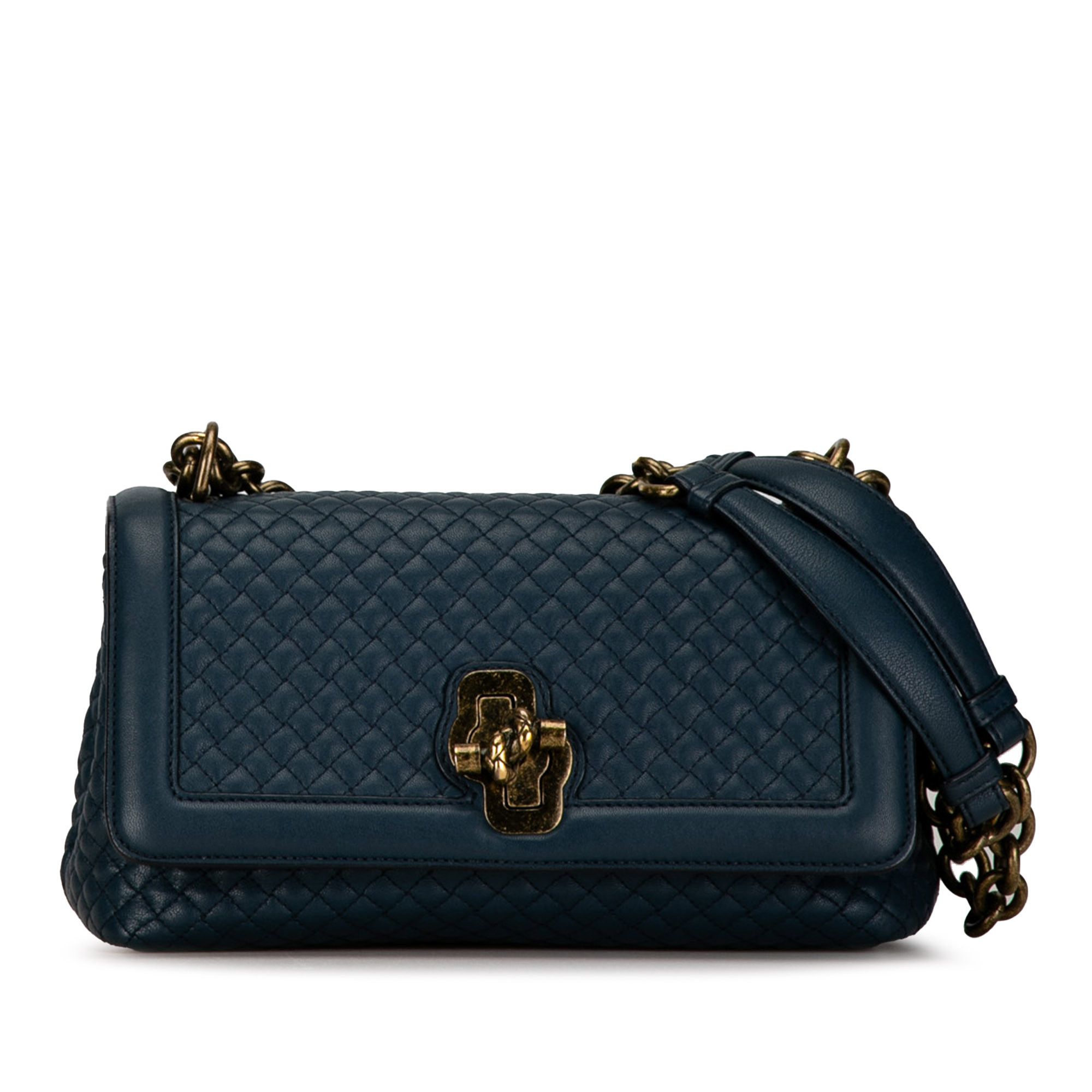Bottega Veneta Bottega Veneta Quilted Leather Olimpia Knot Shoulder Bag Size ONE SIZE - 1 Thumbnail