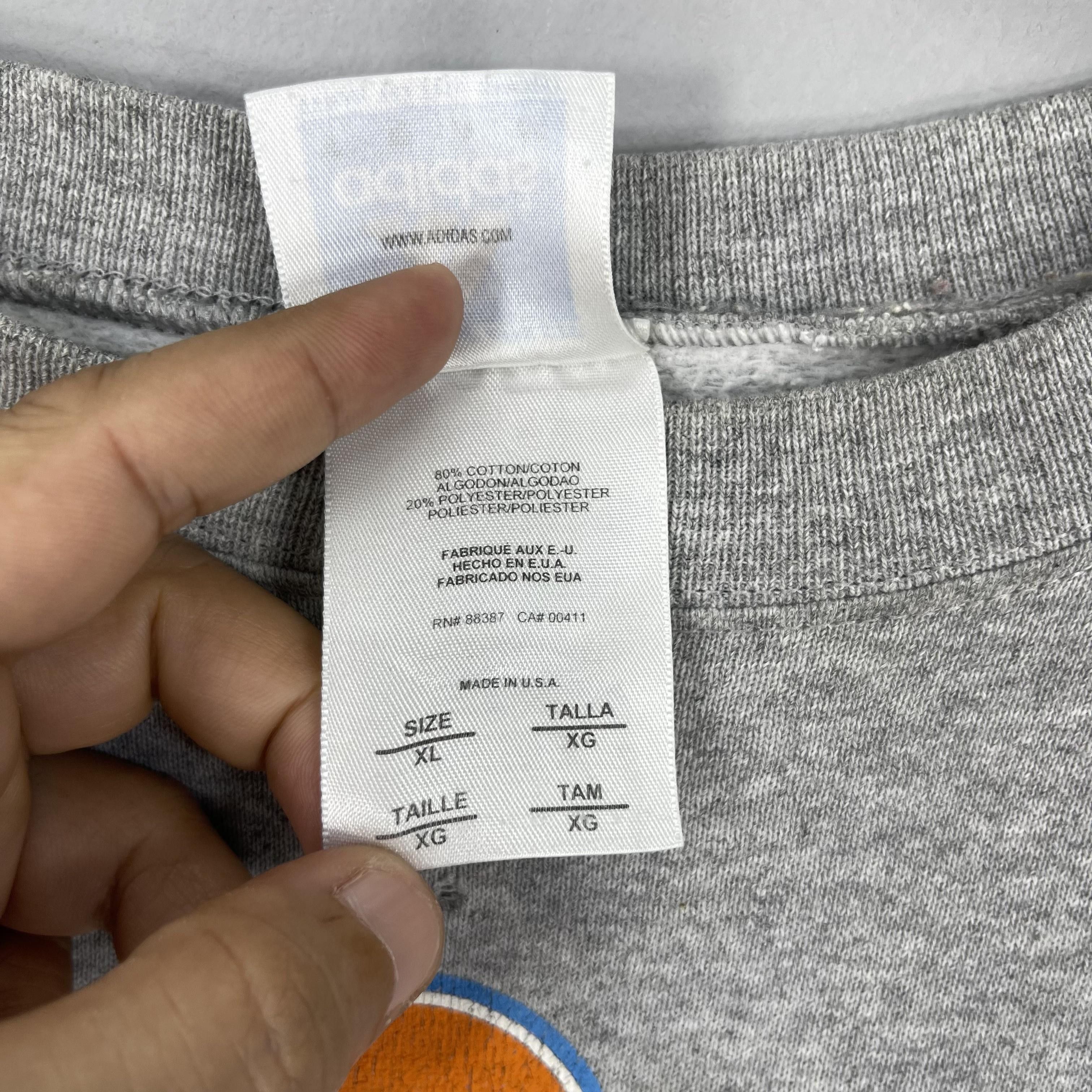 Adidas Vintage 90's ADIDAS Tennesse Spellout Printed Sweatshirt Size US M / EU 48-50 / 2 - 7 Thumbnail