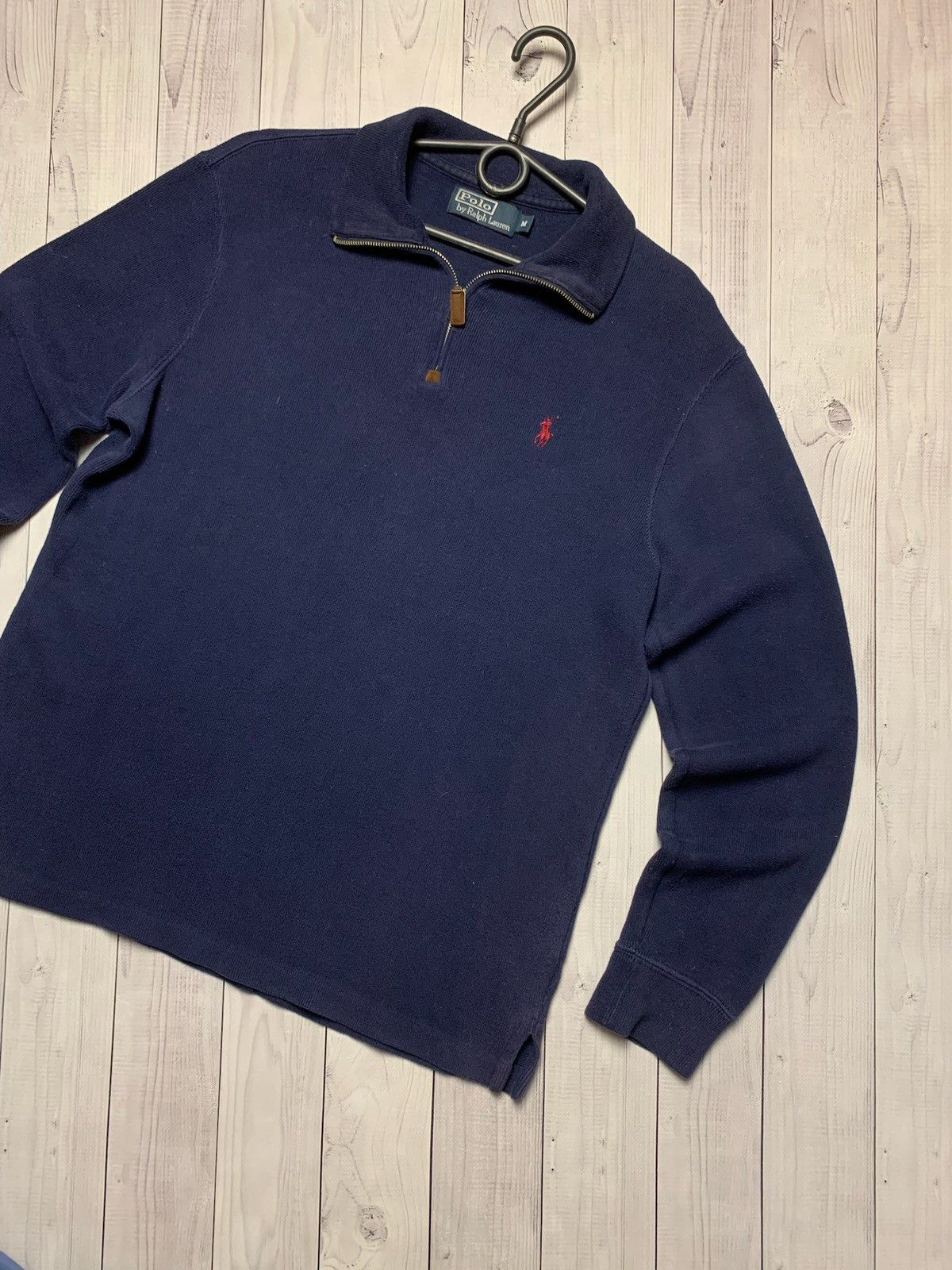 Polo Ralph Lauren × Vintage Polo Ralph Lauren vintage 1/4 zip sweatshirt Size M Size US M / EU 48-50 / 2 - 2 Thumbnail