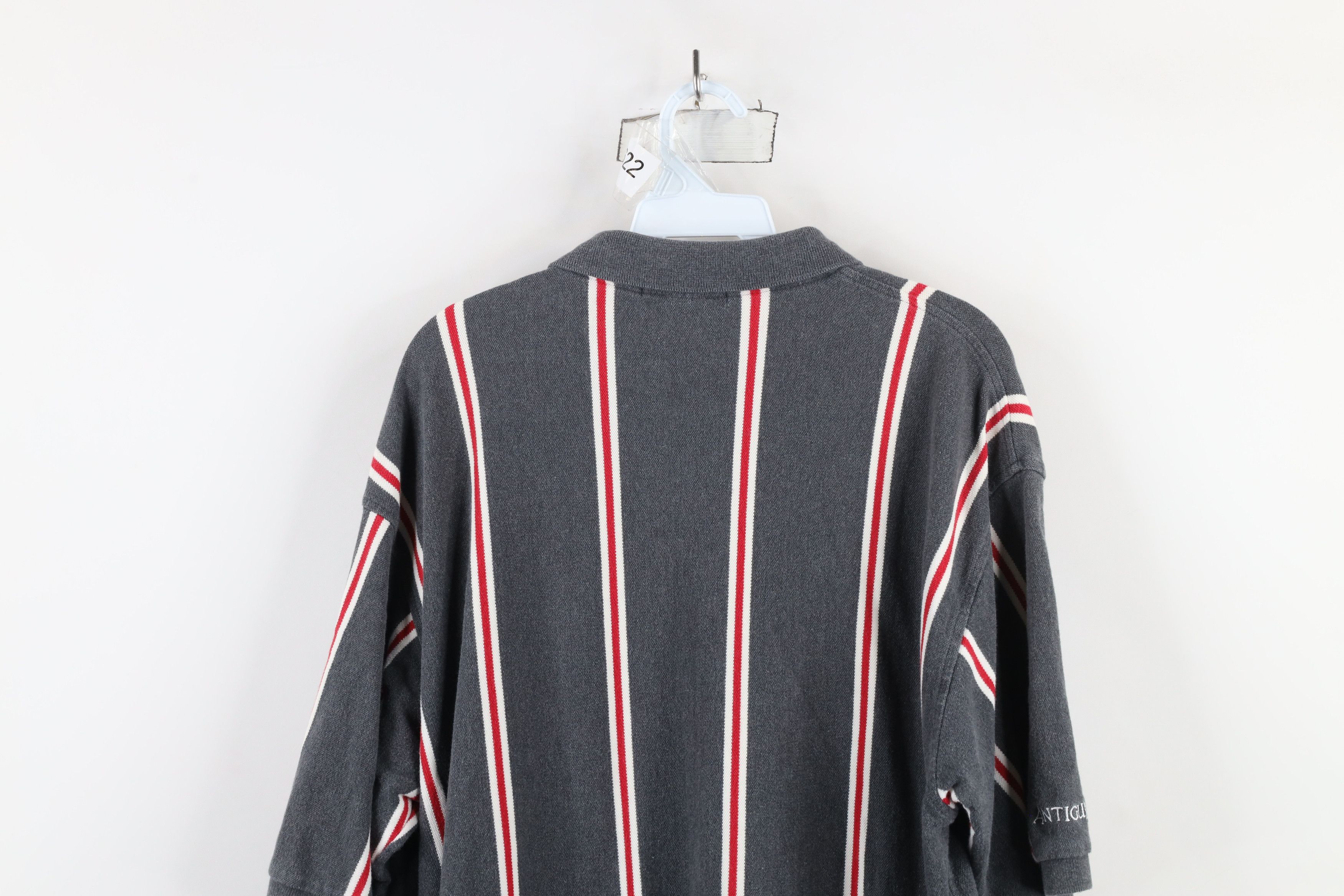 Vintage Vintage 90s Spell Ohio State University Striped Polo Shirt Size US XL / EU 56 / 4 - 9 Thumbnail
