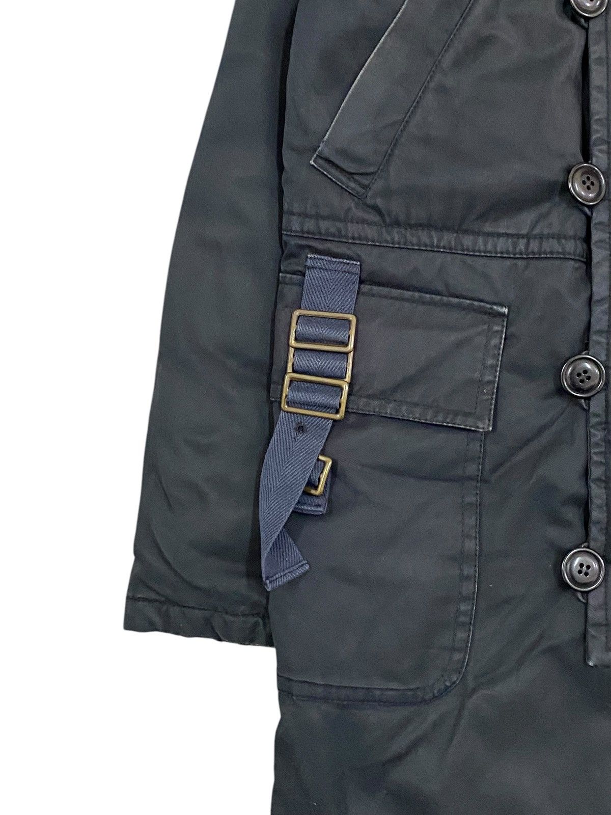 Issey Miyake Sunao Kuwahara Hooded Military Style Parka - Black Size US S / EU 44-46 / 1 - 7 Thumbnail