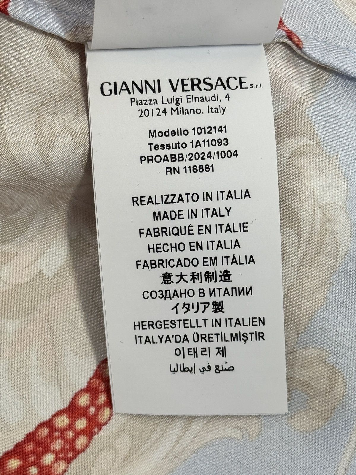 Versace SEASCAPE PRINT SILK SHIRT Size US L / EU 52-54 / 3 - 9 Thumbnail