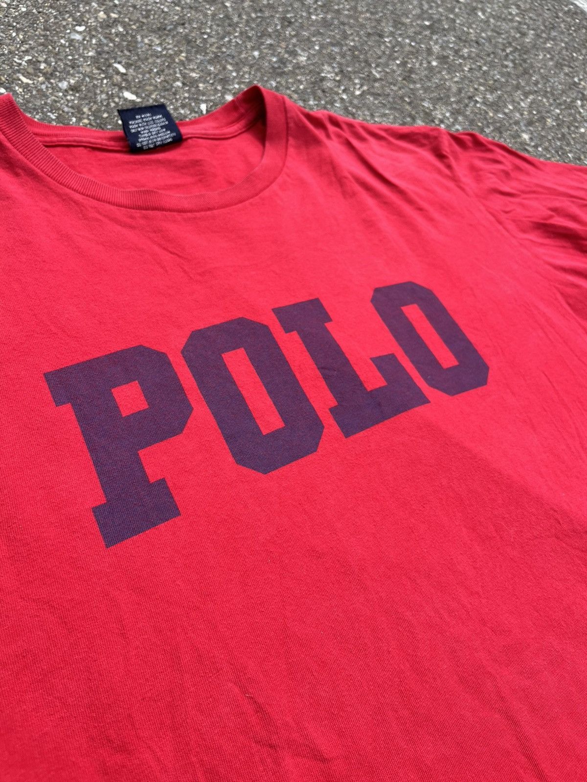 Polo Ralph Lauren Red Polo Ralph Lauren cotton t-shirt Size US XL / EU 56 / 4 - 1 Thumbnail