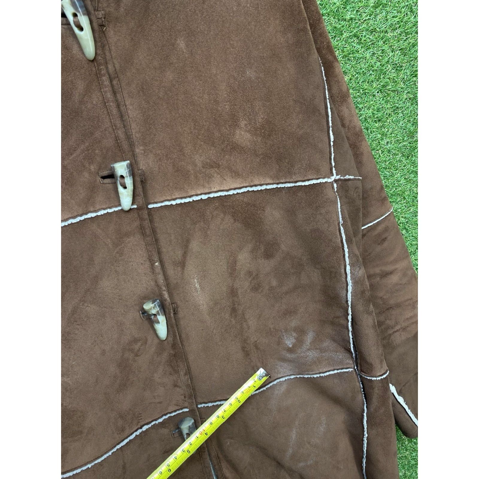 Ralph Lauren Ralph Lauren Jacket Womens Medium Faux Suede Sheerling Brown 90s Lobster Claw Zipper Western Coat Long Sleeve Size M / US 6-8 / IT 42-44 - 5 Thumbnail