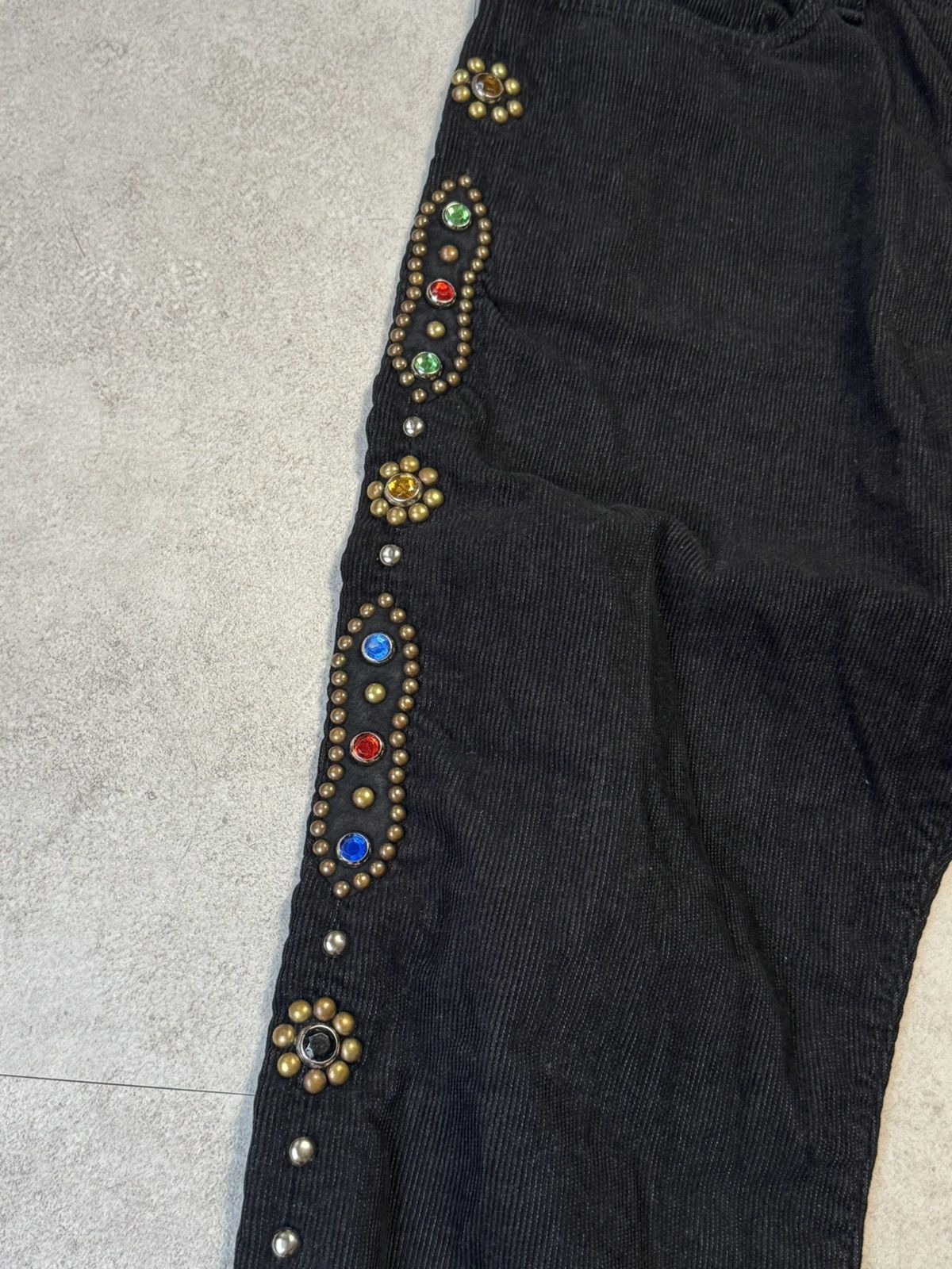 Kapital × Kapital Kountry Kapital Kountry Corduroy Jems Studs Denim Pants Size US 34 / EU 50 - 3 Thumbnail