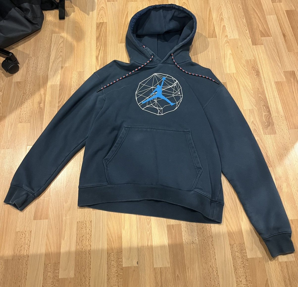 Jordan Brand Air Jordan Pullover Hoodie Blue Logo Size M Size US M / EU 48-50 / 2 - 3 Thumbnail