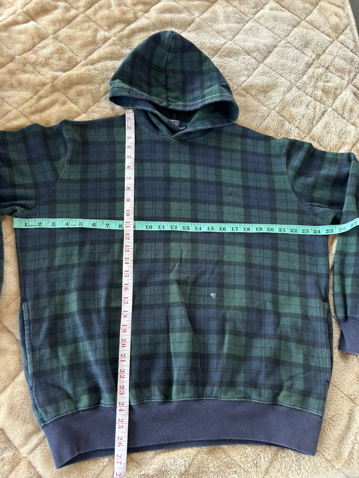 Polo Ralph Lauren Vintage polo ralph lauren plaid hoodie Size US L / EU 52-54 / 3 - 8 Thumbnail