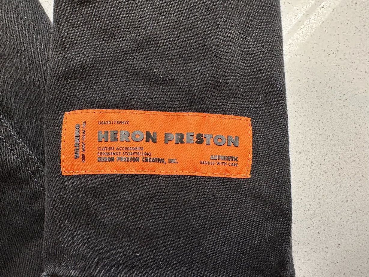 Heron Preston HERON PRESTON Denim Trucker Jacket Size US S / EU 44-46 / 1 - 5 Thumbnail
