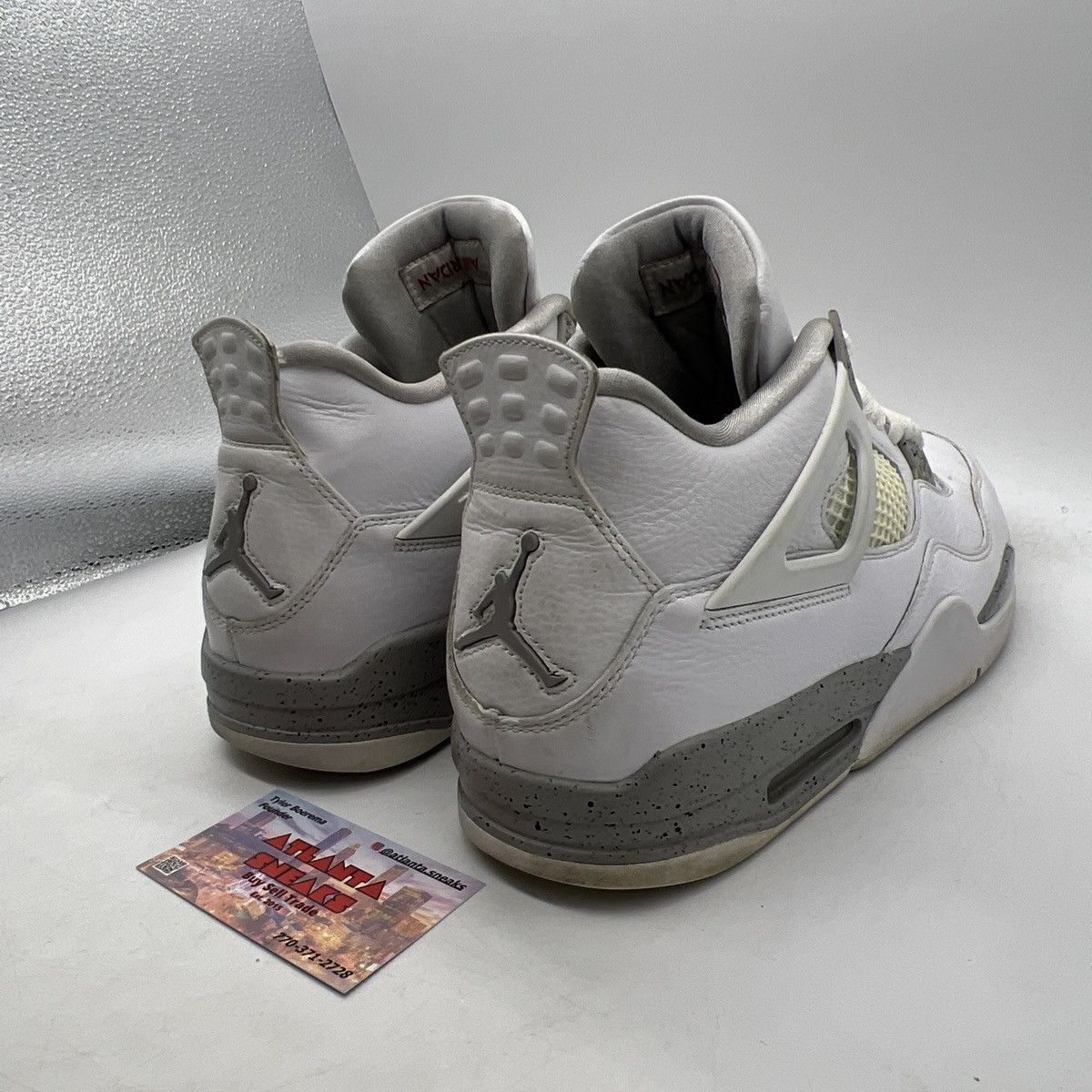 Jordan Brand Air Jordan 4 white Oreo Size US 12 / EU 45 - 5 Thumbnail