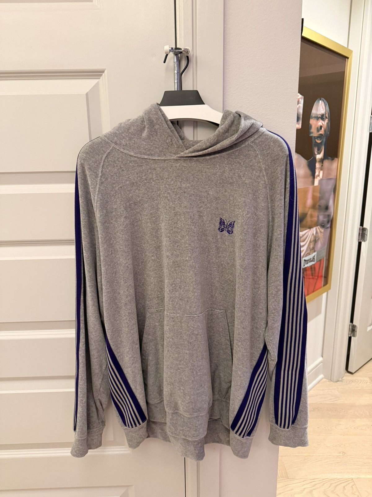 Needles Needles Velour Hoodie Size US XL / EU 56 / 4 - 1 Thumbnail