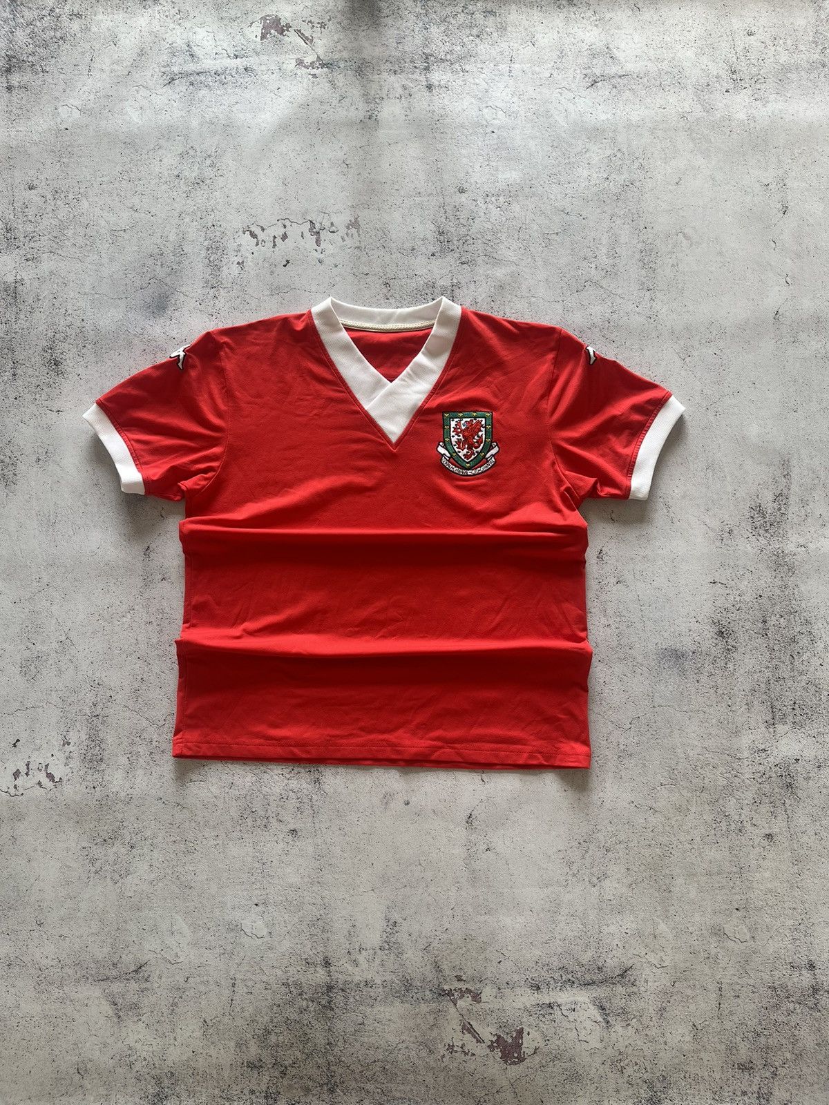 Kappa × Vintage KAPPA WALES NATIONALS 2006/2007 HOME SOCCER JERSEY,FOOTBALL Size US XL / EU 56 / 4 - 1 Thumbnail
