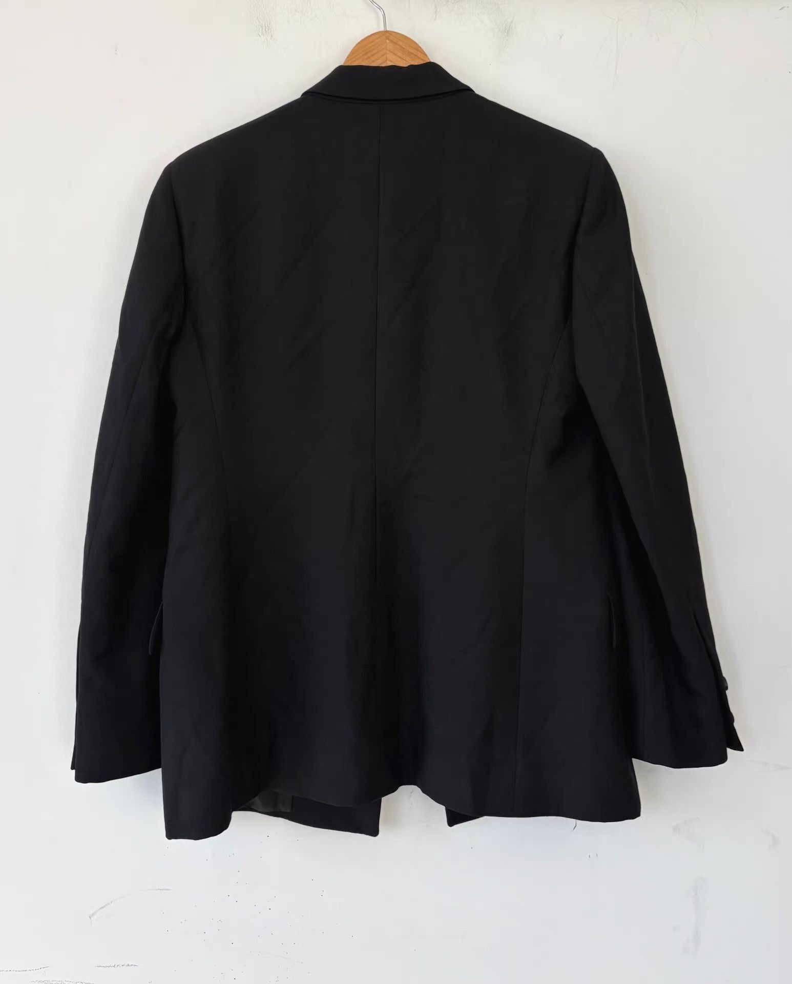 Versace Gianni Versace Men's Dark Pattern Wool Blazer Ｑ21 Size 46R - 6 Thumbnail
