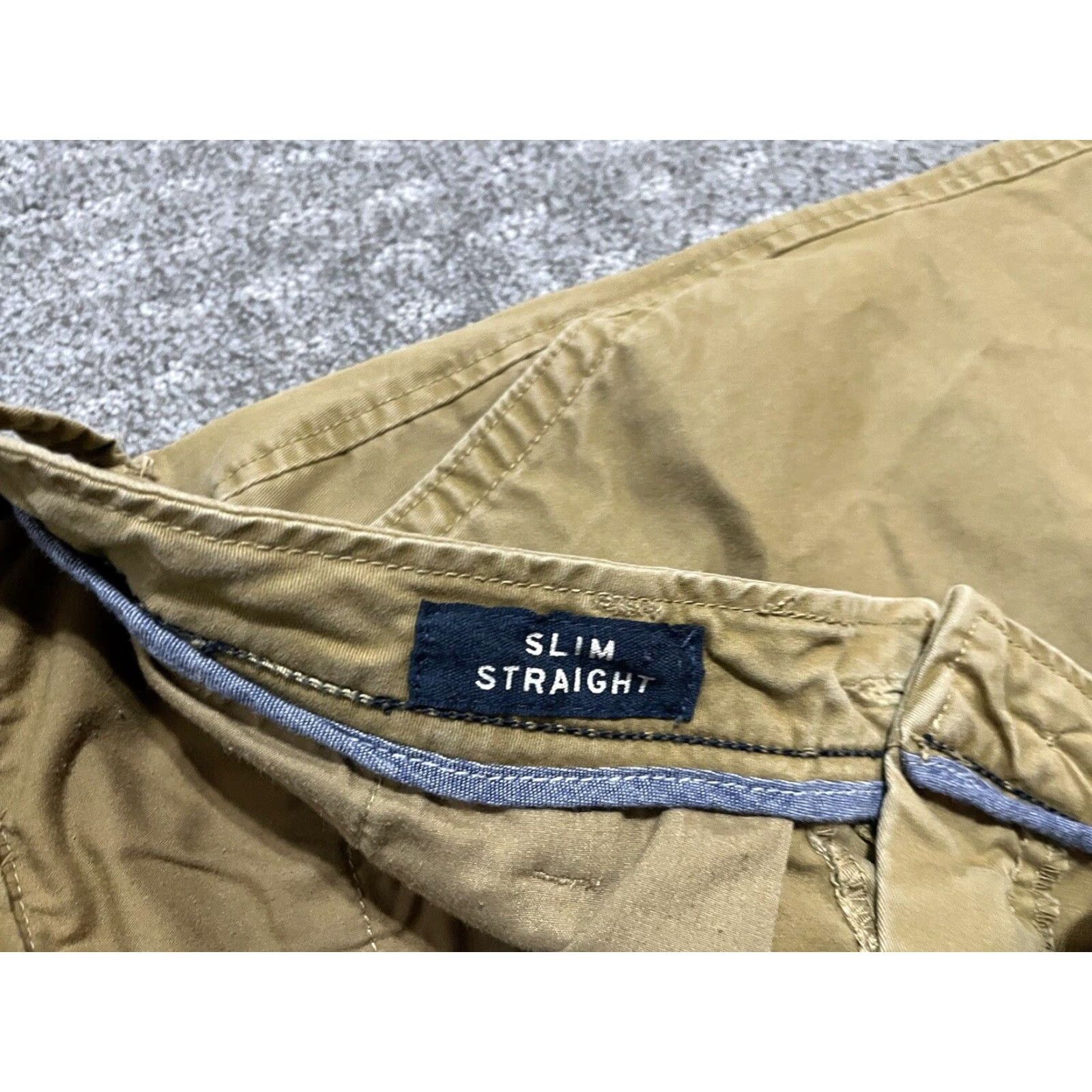 Vintage Aéropostale Slim Straight Khaki Chino Pants 30x30 Beige Mens Size US 30 / EU 46 - 7 Thumbnail