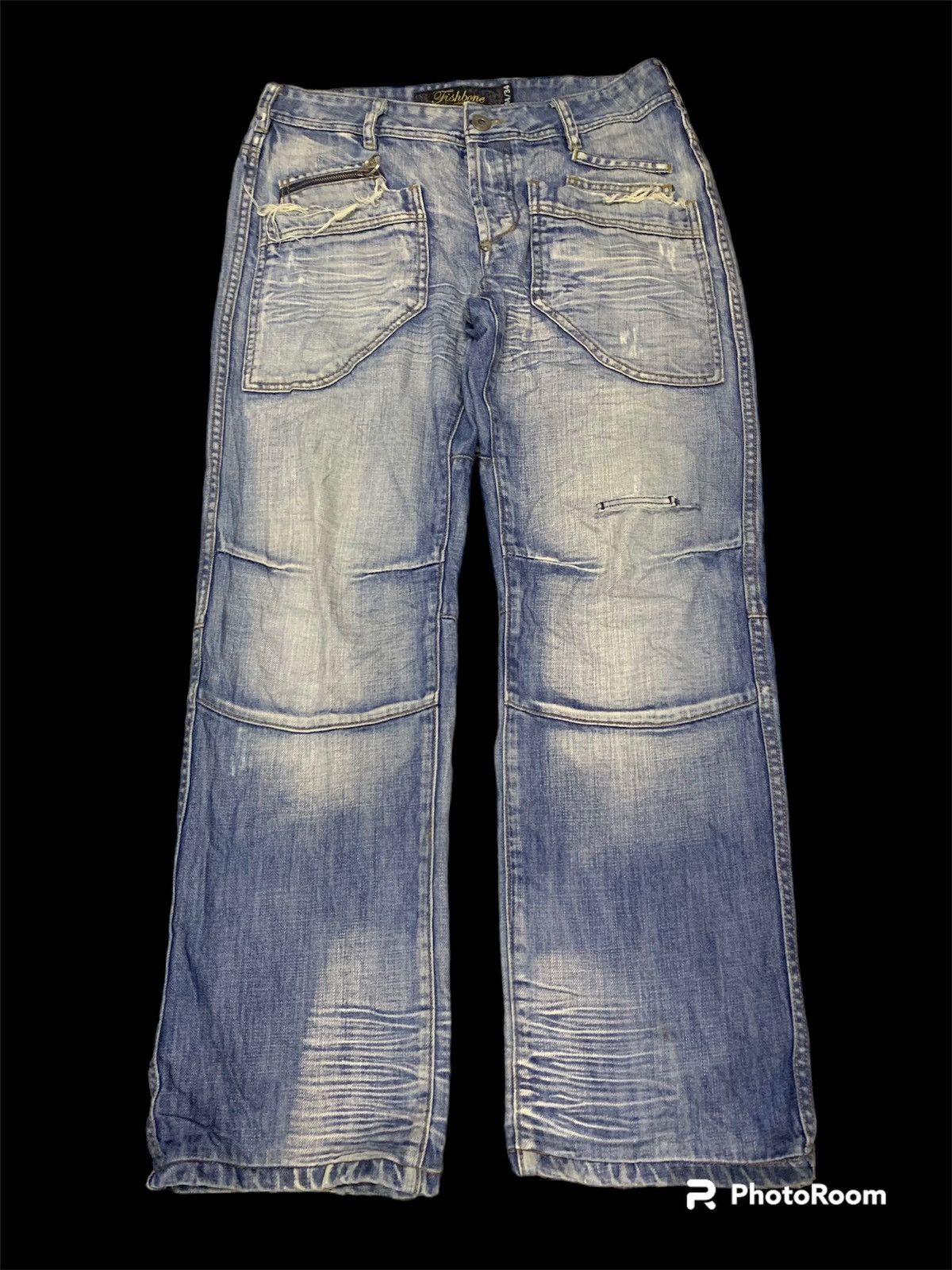 If Six Was Nine 🔥RARE🔥JPG INSPIRED FISHBONE KURT COBAIN STYLE DISTRESSED Size US 34 / EU 50 - 1 Thumbnail
