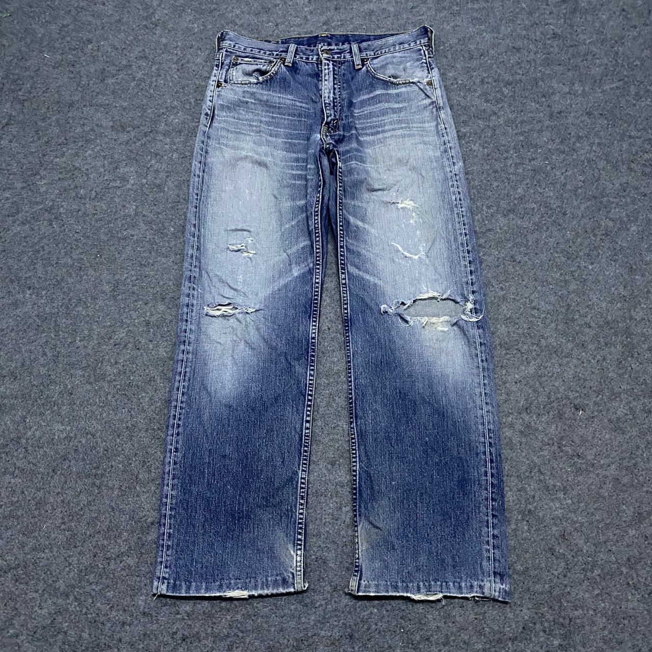 Levi's Vintage Levis Distressed Denim Kurt Cobain Style Size US 32 / EU 48 - 1 Thumbnail