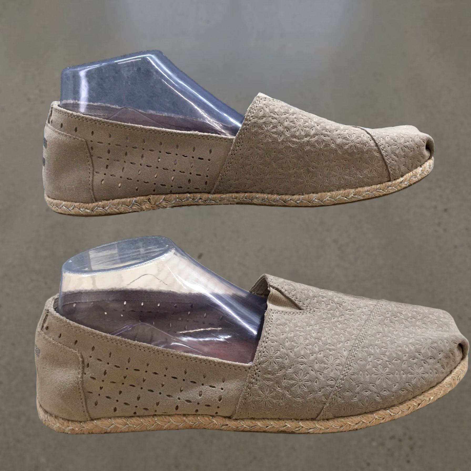 Toms TOMS Alpargatas Womens Slip-On Brown Floral Comfort Casual Flat 12 Sh Size XL / US 12-14 / IT 48-50 - 1 Thumbnail