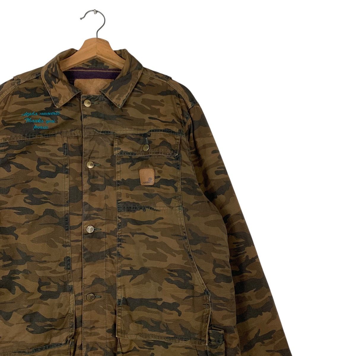 Alphanumeric ALPHA NUMERIC Brown Camo Hunting Jacket #1303-C59 Size US L / EU 52-54 / 3 - 5 Thumbnail