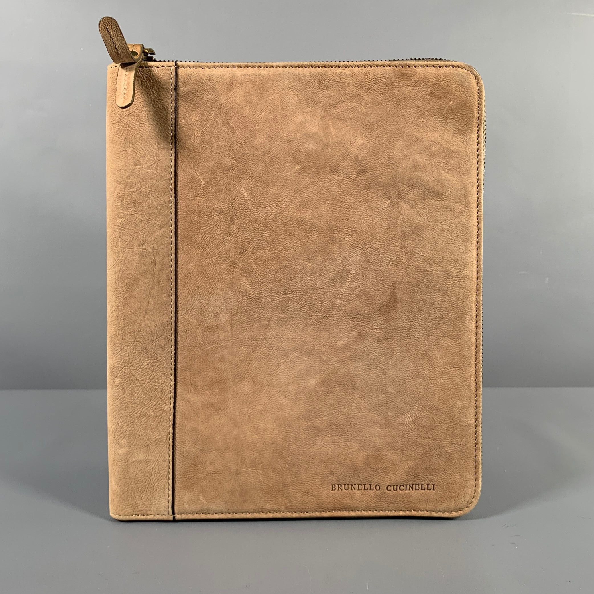 Taupe Leather iPad Case Leather Goods