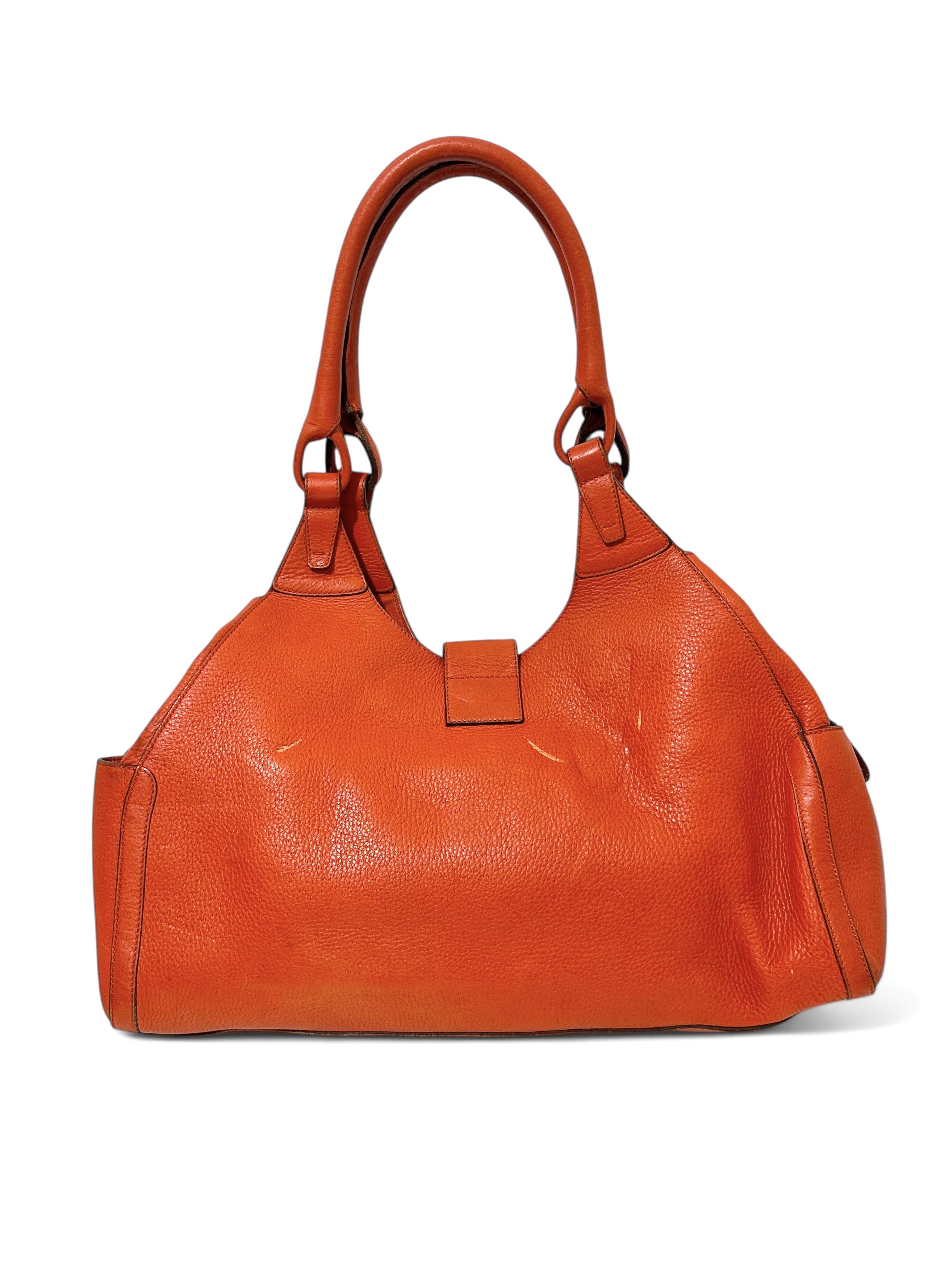 Salvatore Ferragamo Rare Salvatore Ferragamo Leather Gancini Tote Shoulder Bag Size ONE SIZE - 3 Thumbnail