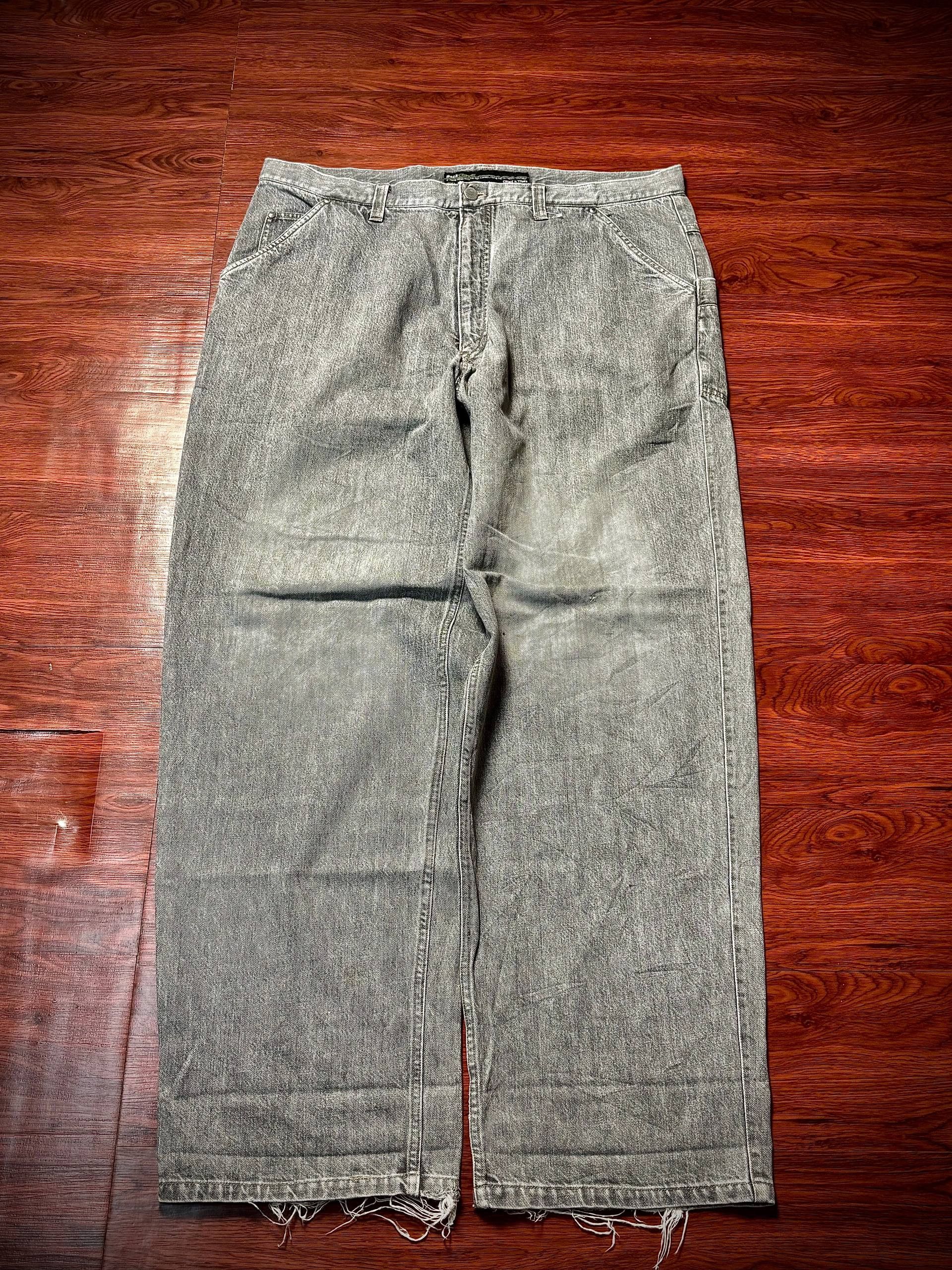 Fubu Vintage Black Channel XXL Jeans Wash Denim Pants Size US 38 / EU 54 - 6 Thumbnail