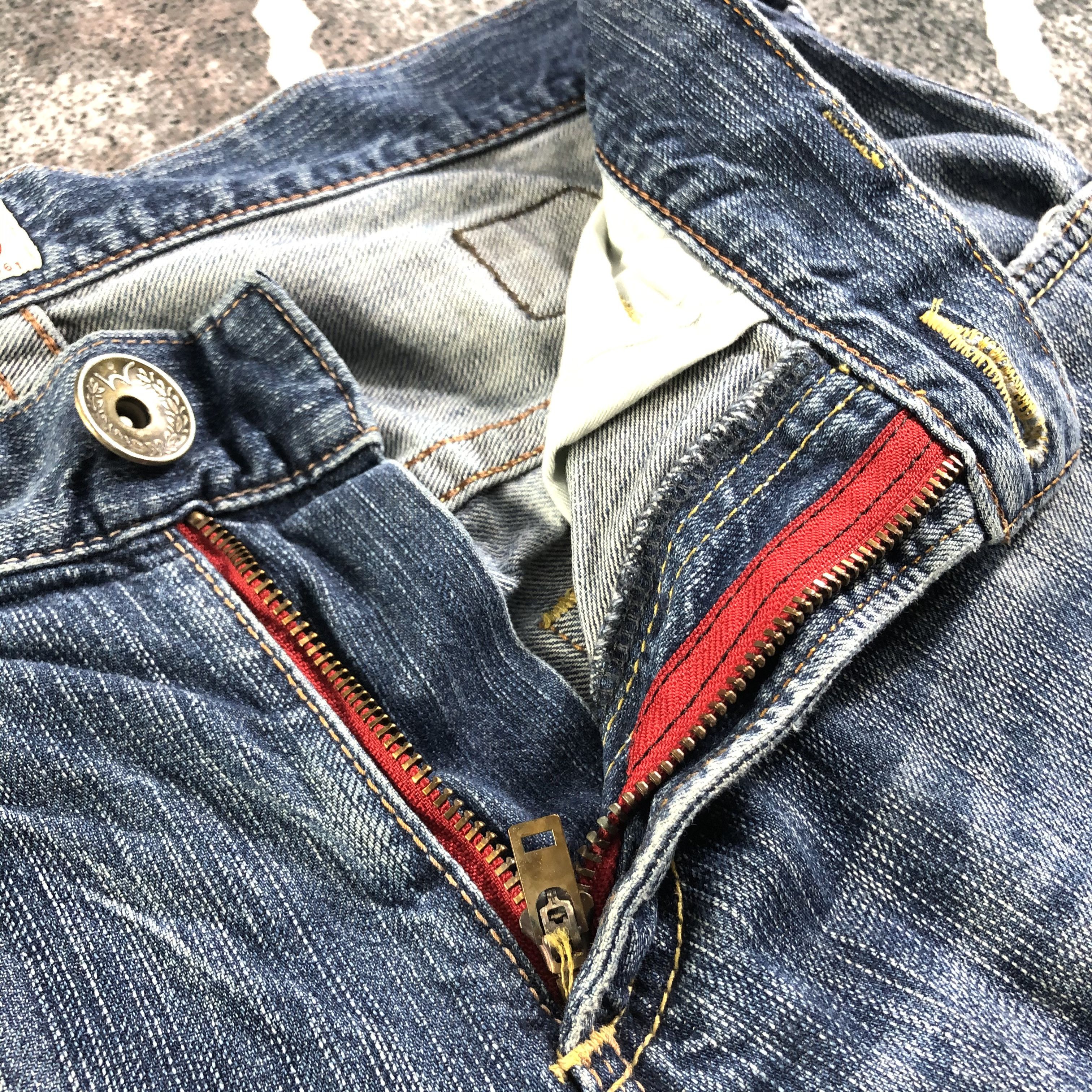 Edwin Vintage Edwin Blue Trip Jeans Faded Blue Denim KJ2353 Size US 32 / EU 48 - 8 Thumbnail