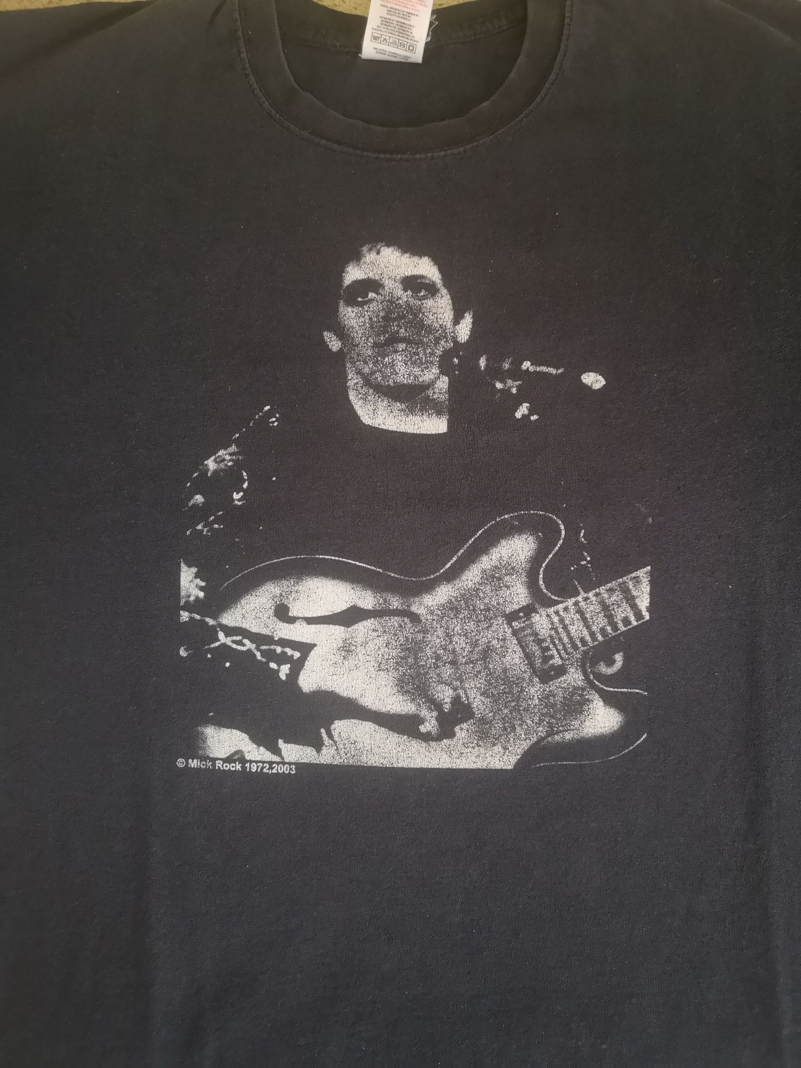 Band Tees Lou reed mick rock 72 2003 Size US L / EU 52-54 / 3 - 3 Thumbnail