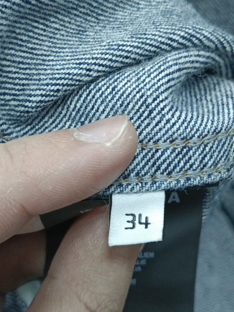 Balenciaga Balenciaga size 34 Graffiti style breasted long sleeve den Size XXS / US 00 / IT 34 - 4 Thumbnail