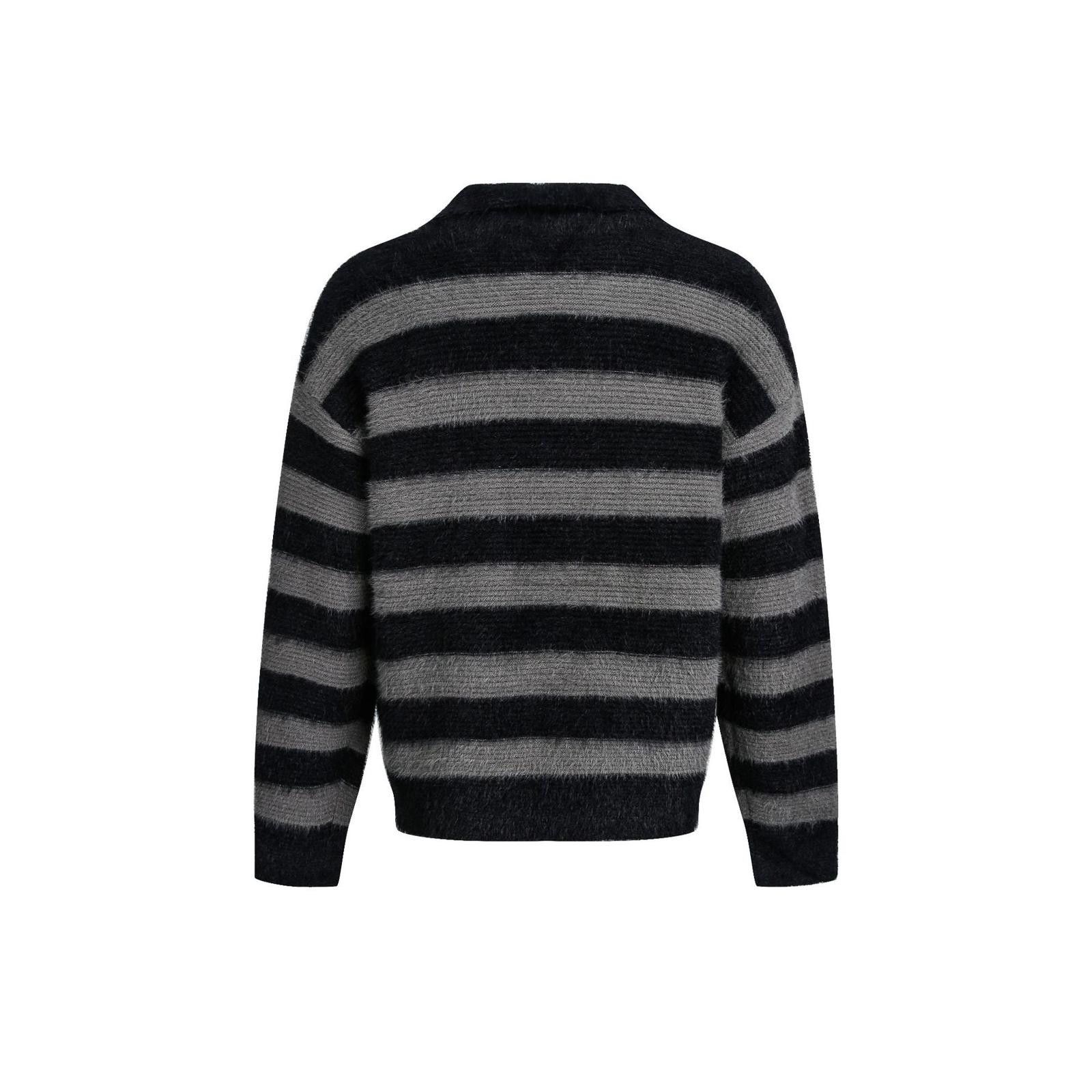 Vintage Stripe Needle-Knit Sweater | Relaxed Vintage Pullover Size US M / EU 48-50 / 2 - 4 Thumbnail
