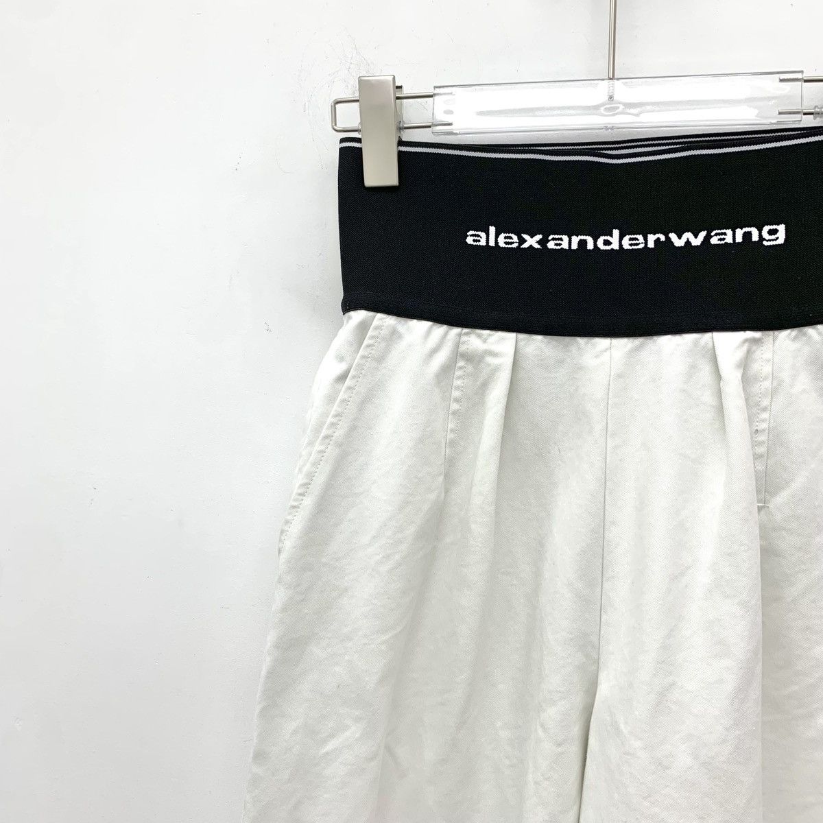 Alexander Wang Alexander Wang Elastic Logo Casual Wide Leg Pants K26WX Size 24" / US 00 / IT 34 - 3 Thumbnail