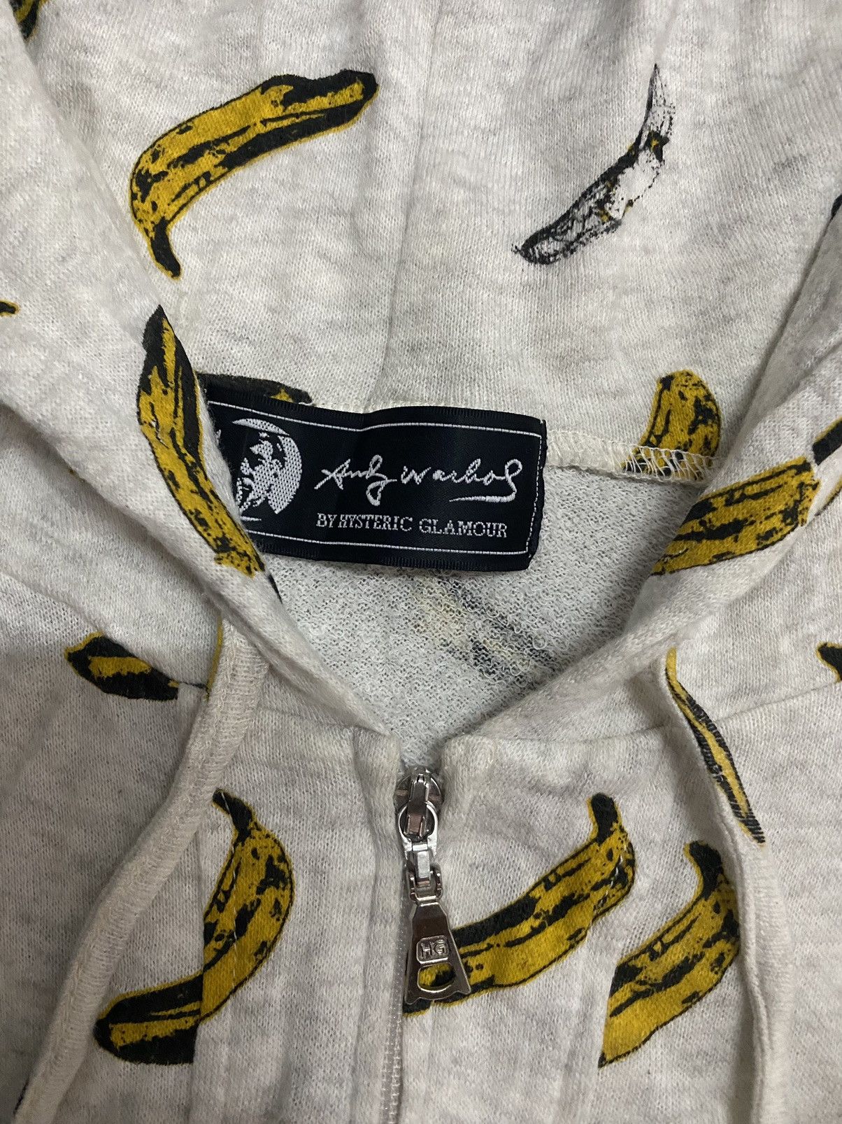 Andy Warhol × Hysteric Glamour × Vintage Vintage Hysteric Glamour X andy warhol Fullprint hoodie Size ONE SIZE - 3 Thumbnail