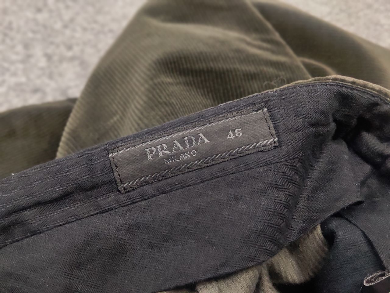 Prada Prada Design Black Label Oliver Corduroy Trouser Pants Size US 31 - 15 Thumbnail