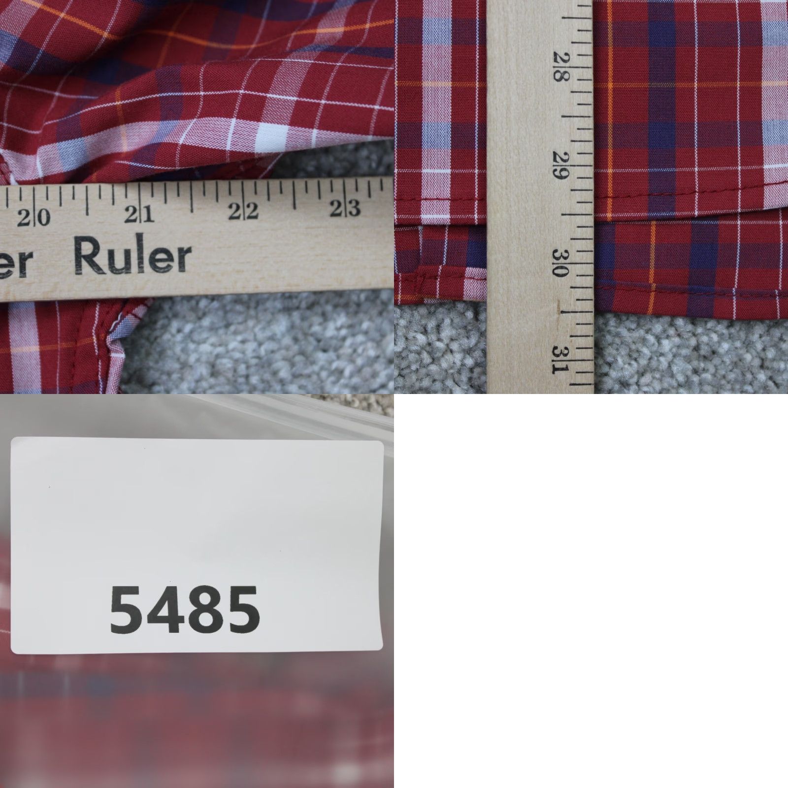 Wrangler Wrangler Riggs Flex Workwear Shirt Mens Small Red Plaid Button-Up NWT Size US S / EU 44-46 / 1 - 9 Thumbnail