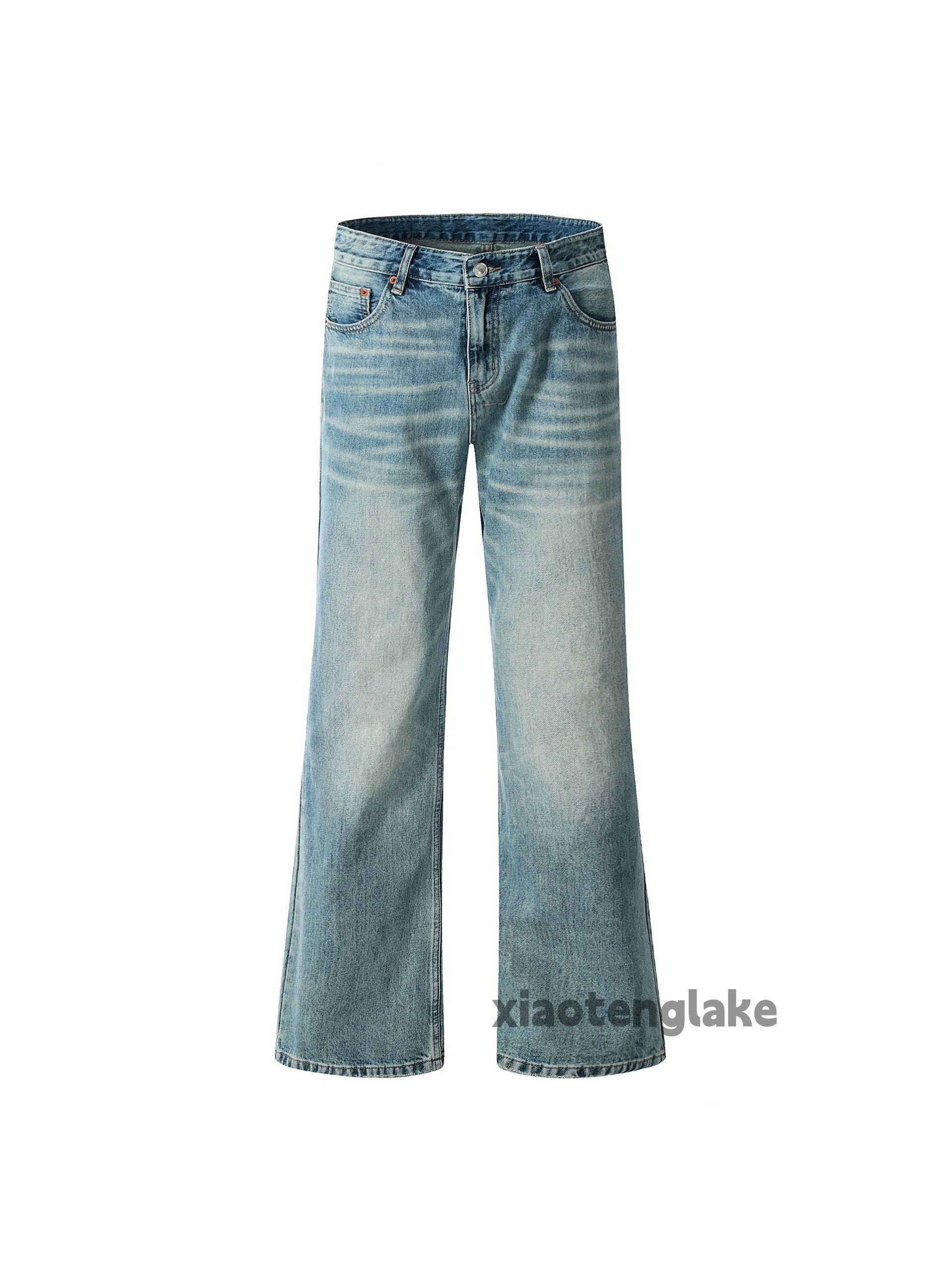 Jean Washed faded cleanfit yuppie y2k bootcut grunge jeans Size US 33 - 2 Thumbnail