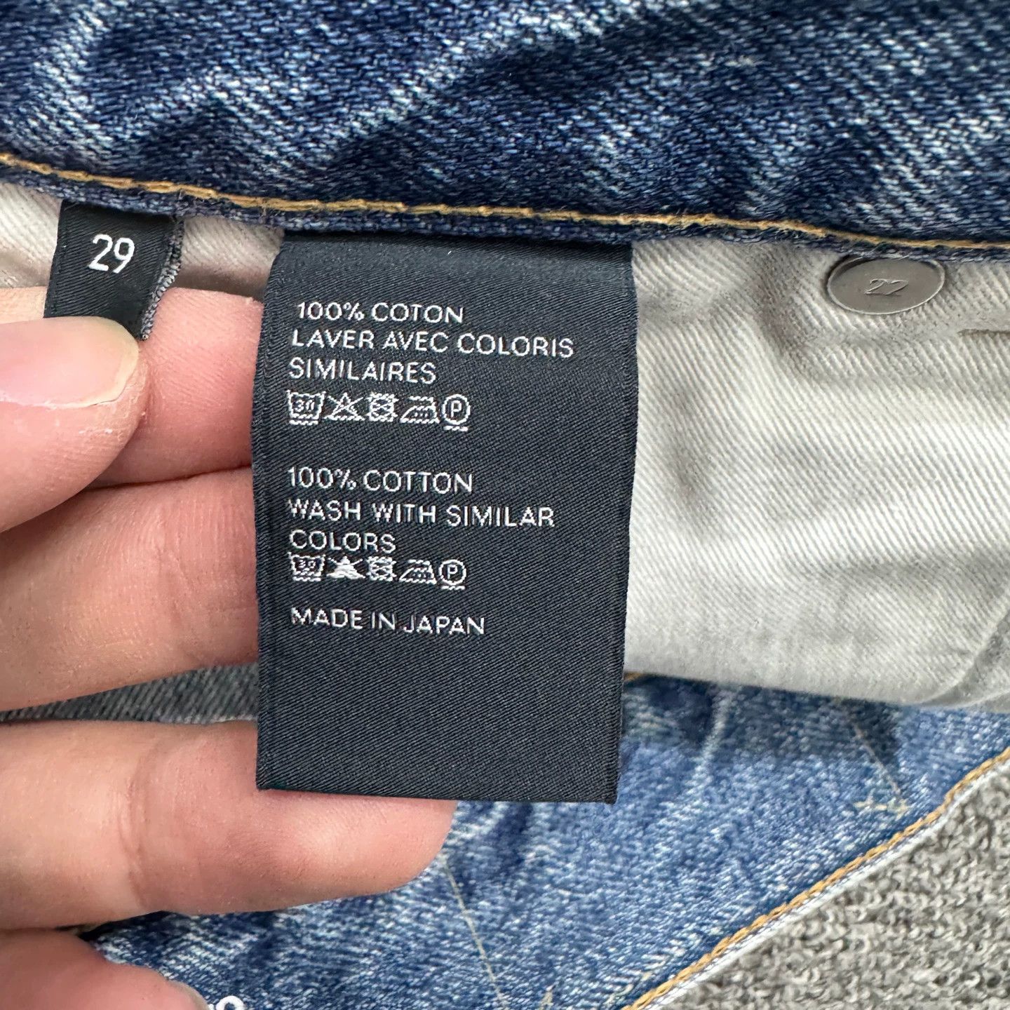 Celine Celine washed distressed jeans size 29 Size 29" - 3 Thumbnail