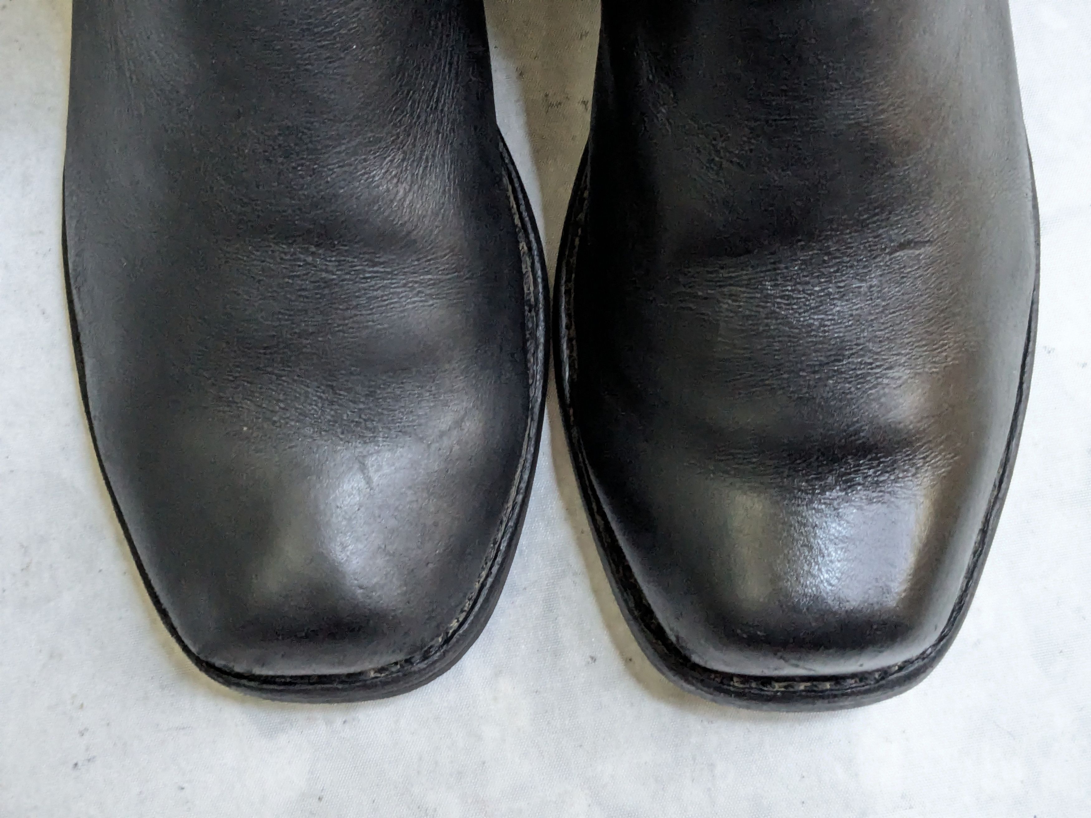 Frye Frye Harness Black Leather 9 W Wide Leather Buckle Belted Size US 9 / EU 42 - 2 Thumbnail
